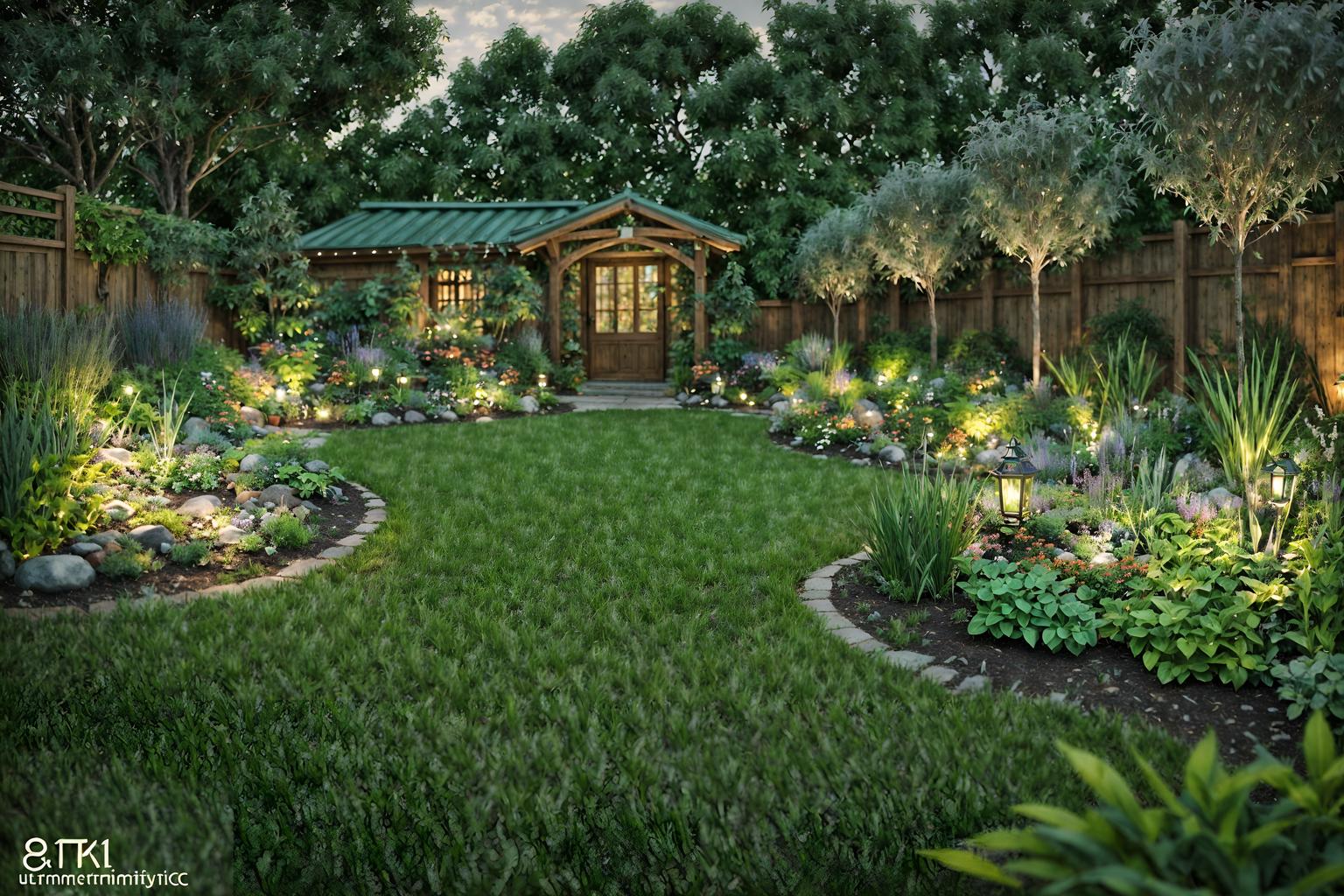 eclectic-style designed (outdoor garden ) with grass and garden tree and garden plants and grass. . . cinematic photo, highly detailed, cinematic lighting, ultra-detailed, ultrarealistic, photorealism, 8k. eclectic design style. masterpiece, cinematic light, ultrarealistic+, photorealistic+, 8k, raw photo, realistic, sharp focus on eyes, (symmetrical eyes), (intact eyes), hyperrealistic, highest quality, best quality, , highly detailed, masterpiece, best quality, extremely detailed 8k wallpaper, masterpiece, best quality, ultra-detailed, best shadow, detailed background, detailed face, detailed eyes, high contrast, best illumination, detailed face, dulux, caustic, dynamic angle, detailed glow. dramatic lighting. highly detailed, insanely detailed hair, symmetrical, intricate details, professionally retouched, 8k high definition. strong bokeh. award winning photo.