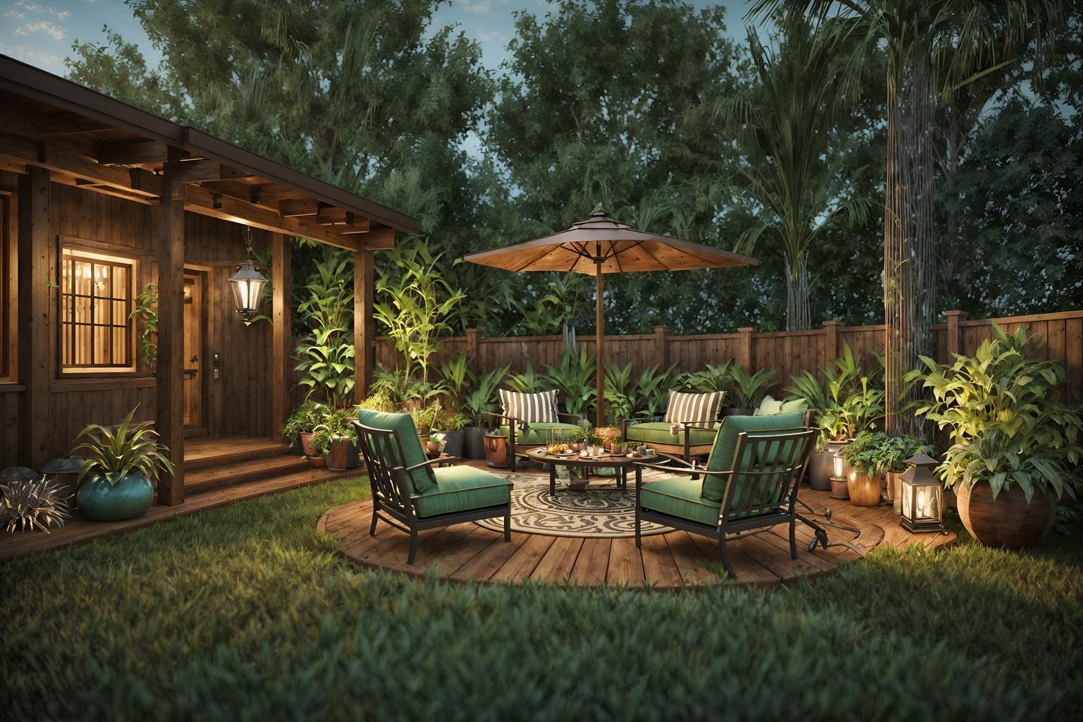 eclectic-style designed (outdoor patio ) with plant and deck with deck chairs and patio couch with pillows and grass and barbeque or grill and plant. . . cinematic photo, highly detailed, cinematic lighting, ultra-detailed, ultrarealistic, photorealism, 8k. eclectic design style. masterpiece, cinematic light, ultrarealistic+, photorealistic+, 8k, raw photo, realistic, sharp focus on eyes, (symmetrical eyes), (intact eyes), hyperrealistic, highest quality, best quality, , highly detailed, masterpiece, best quality, extremely detailed 8k wallpaper, masterpiece, best quality, ultra-detailed, best shadow, detailed background, detailed face, detailed eyes, high contrast, best illumination, detailed face, dulux, caustic, dynamic angle, detailed glow. dramatic lighting. highly detailed, insanely detailed hair, symmetrical, intricate details, professionally retouched, 8k high definition. strong bokeh. award winning photo.