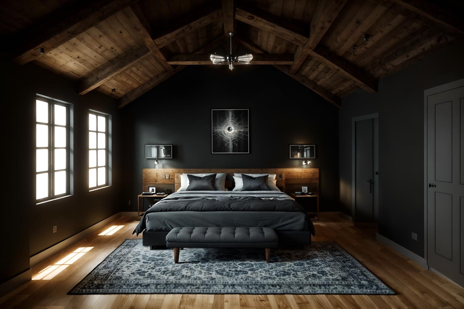 contemporary-style (attic interior) . with . . cinematic photo, highly detailed, cinematic lighting, ultra-detailed, ultrarealistic, photorealism, 8k. contemporary interior design style. masterpiece, cinematic light, ultrarealistic+, photorealistic+, 8k, raw photo, realistic, sharp focus on eyes, (symmetrical eyes), (intact eyes), hyperrealistic, highest quality, best quality, , highly detailed, masterpiece, best quality, extremely detailed 8k wallpaper, masterpiece, best quality, ultra-detailed, best shadow, detailed background, detailed face, detailed eyes, high contrast, best illumination, detailed face, dulux, caustic, dynamic angle, detailed glow. dramatic lighting. highly detailed, insanely detailed hair, symmetrical, intricate details, professionally retouched, 8k high definition. strong bokeh. award winning photo.