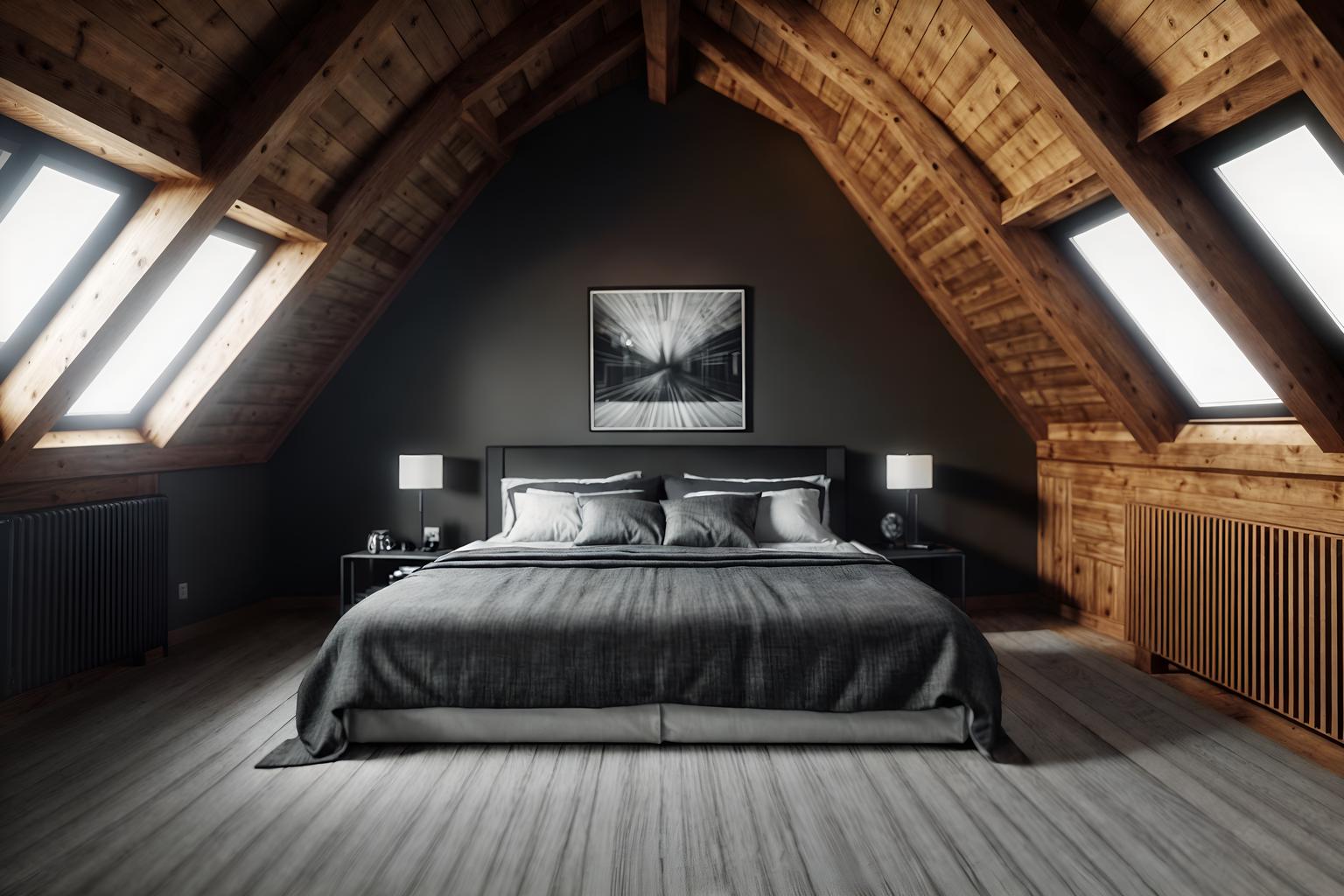 contemporary-style (attic interior) . with . . cinematic photo, highly detailed, cinematic lighting, ultra-detailed, ultrarealistic, photorealism, 8k. contemporary interior design style. masterpiece, cinematic light, ultrarealistic+, photorealistic+, 8k, raw photo, realistic, sharp focus on eyes, (symmetrical eyes), (intact eyes), hyperrealistic, highest quality, best quality, , highly detailed, masterpiece, best quality, extremely detailed 8k wallpaper, masterpiece, best quality, ultra-detailed, best shadow, detailed background, detailed face, detailed eyes, high contrast, best illumination, detailed face, dulux, caustic, dynamic angle, detailed glow. dramatic lighting. highly detailed, insanely detailed hair, symmetrical, intricate details, professionally retouched, 8k high definition. strong bokeh. award winning photo.