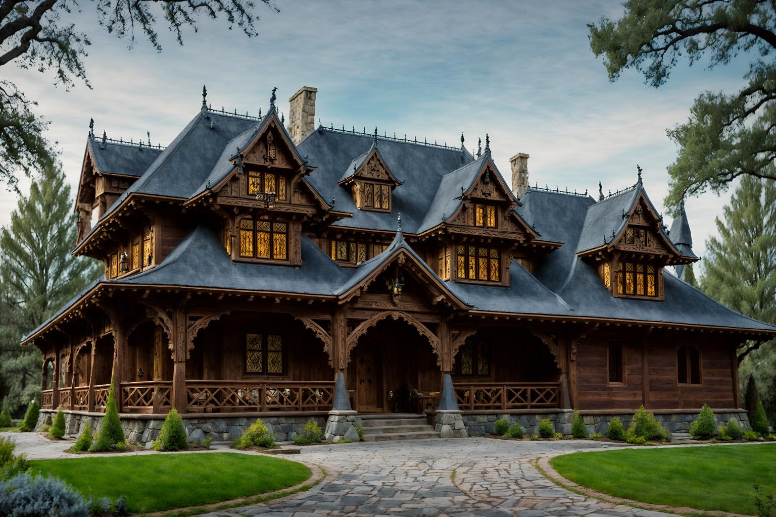 medieval-style exterior designed (house exterior exterior) . with timber beams and castle exterior and velvet, chenille, damask, and brocade draperies and fabrics and castle exterior and castle exterior and deep colors like red, gold, or blue and gothic appearance and carved wooden tables. . cinematic photo, highly detailed, cinematic lighting, ultra-detailed, ultrarealistic, photorealism, 8k. medieval exterior design style. masterpiece, cinematic light, ultrarealistic+, photorealistic+, 8k, raw photo, realistic, sharp focus on eyes, (symmetrical eyes), (intact eyes), hyperrealistic, highest quality, best quality, , highly detailed, masterpiece, best quality, extremely detailed 8k wallpaper, masterpiece, best quality, ultra-detailed, best shadow, detailed background, detailed face, detailed eyes, high contrast, best illumination, detailed face, dulux, caustic, dynamic angle, detailed glow. dramatic lighting. highly detailed, insanely detailed hair, symmetrical, intricate details, professionally retouched, 8k high definition. strong bokeh. award winning photo.