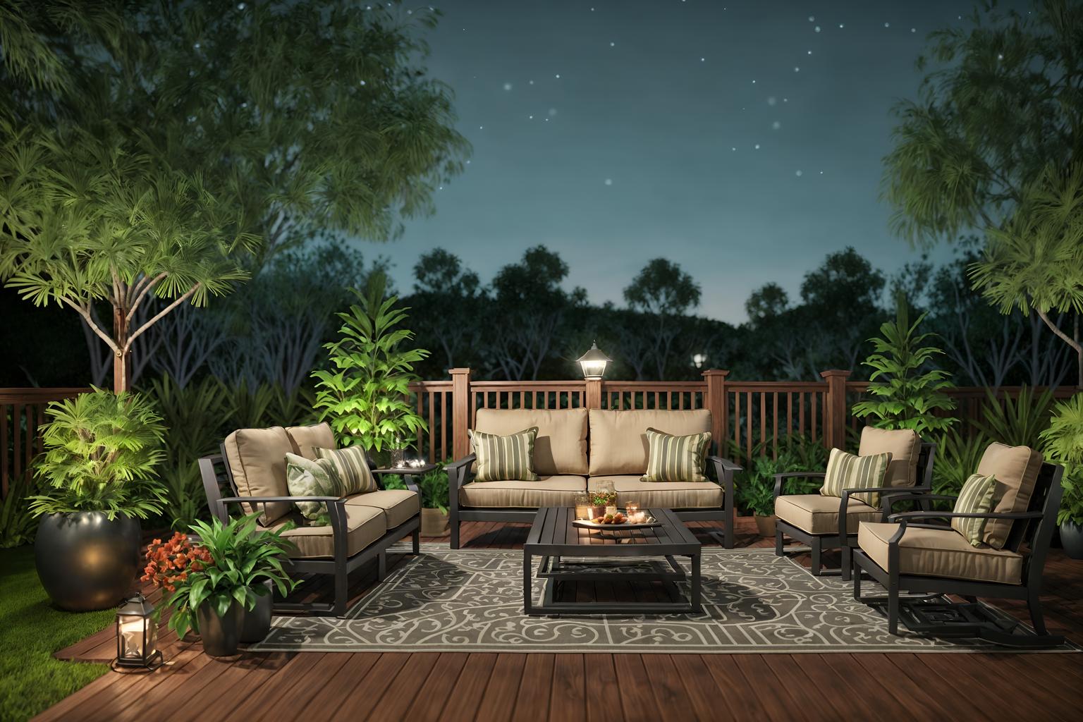 hollywood glam-style designed (outdoor patio ) with deck with deck chairs and barbeque or grill and grass and patio couch with pillows and plant and deck with deck chairs. . . cinematic photo, highly detailed, cinematic lighting, ultra-detailed, ultrarealistic, photorealism, 8k. hollywood glam design style. masterpiece, cinematic light, ultrarealistic+, photorealistic+, 8k, raw photo, realistic, sharp focus on eyes, (symmetrical eyes), (intact eyes), hyperrealistic, highest quality, best quality, , highly detailed, masterpiece, best quality, extremely detailed 8k wallpaper, masterpiece, best quality, ultra-detailed, best shadow, detailed background, detailed face, detailed eyes, high contrast, best illumination, detailed face, dulux, caustic, dynamic angle, detailed glow. dramatic lighting. highly detailed, insanely detailed hair, symmetrical, intricate details, professionally retouched, 8k high definition. strong bokeh. award winning photo.