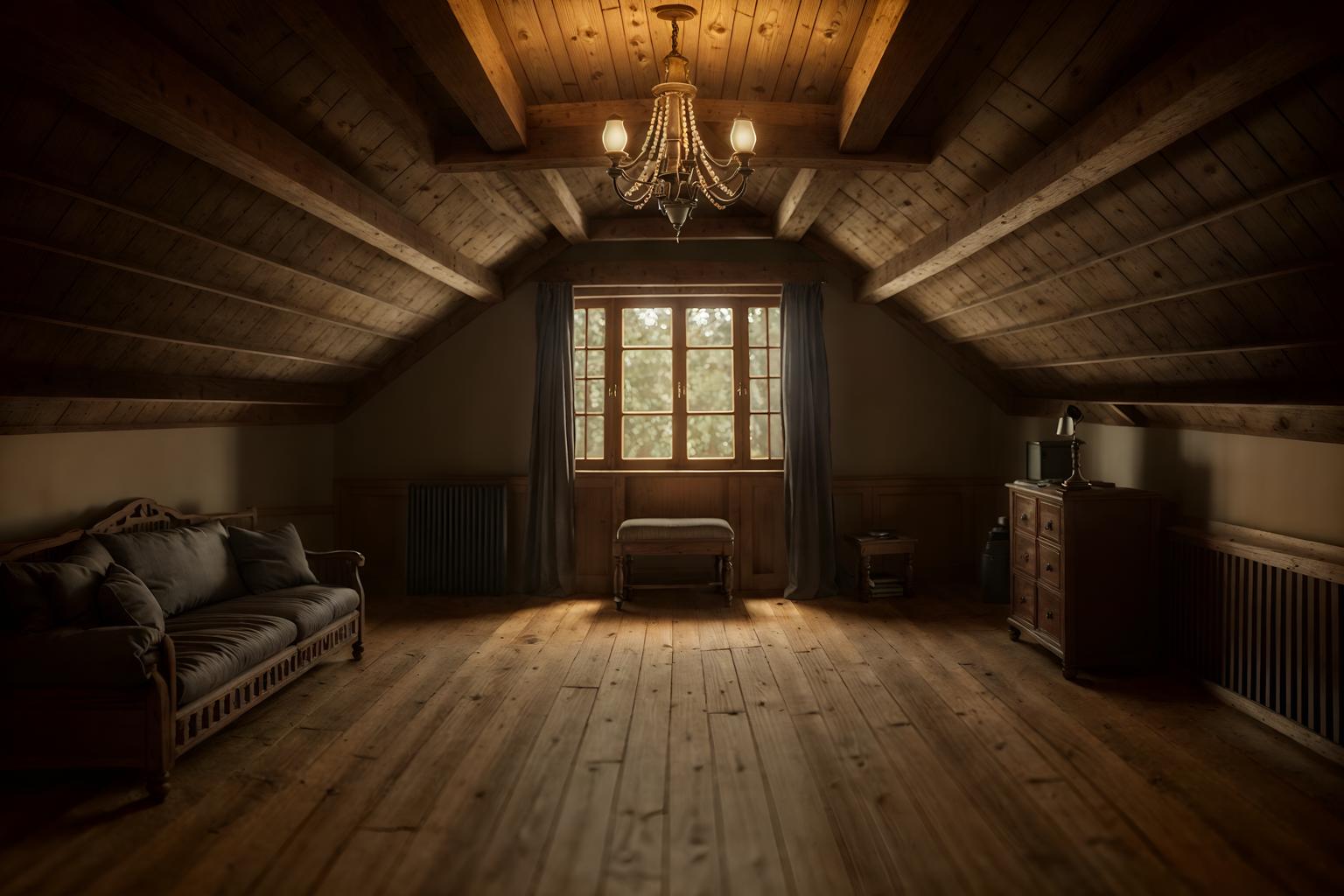 traditional-style (attic interior) . . cinematic photo, highly detailed, cinematic lighting, ultra-detailed, ultrarealistic, photorealism, 8k. traditional interior design style. masterpiece, cinematic light, ultrarealistic+, photorealistic+, 8k, raw photo, realistic, sharp focus on eyes, (symmetrical eyes), (intact eyes), hyperrealistic, highest quality, best quality, , highly detailed, masterpiece, best quality, extremely detailed 8k wallpaper, masterpiece, best quality, ultra-detailed, best shadow, detailed background, detailed face, detailed eyes, high contrast, best illumination, detailed face, dulux, caustic, dynamic angle, detailed glow. dramatic lighting. highly detailed, insanely detailed hair, symmetrical, intricate details, professionally retouched, 8k high definition. strong bokeh. award winning photo.