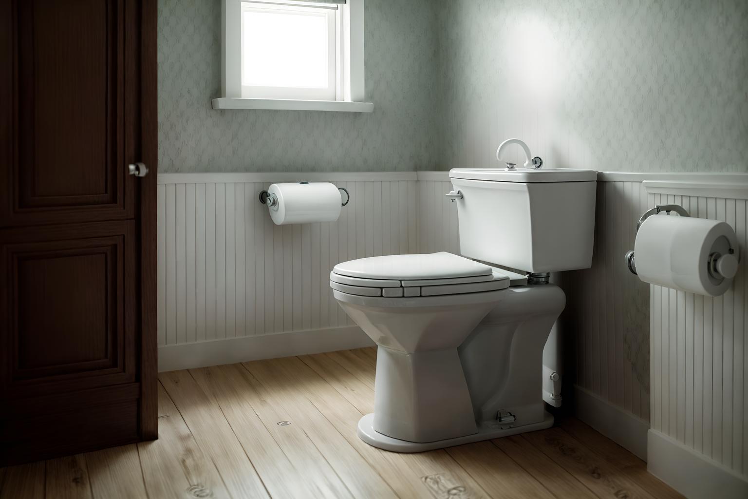 traditional-style (toilet interior) with toilet with toilet seat up and toilet paper hanger and sink with tap and toilet with toilet seat up. . . cinematic photo, highly detailed, cinematic lighting, ultra-detailed, ultrarealistic, photorealism, 8k. traditional interior design style. masterpiece, cinematic light, ultrarealistic+, photorealistic+, 8k, raw photo, realistic, sharp focus on eyes, (symmetrical eyes), (intact eyes), hyperrealistic, highest quality, best quality, , highly detailed, masterpiece, best quality, extremely detailed 8k wallpaper, masterpiece, best quality, ultra-detailed, best shadow, detailed background, detailed face, detailed eyes, high contrast, best illumination, detailed face, dulux, caustic, dynamic angle, detailed glow. dramatic lighting. highly detailed, insanely detailed hair, symmetrical, intricate details, professionally retouched, 8k high definition. strong bokeh. award winning photo.