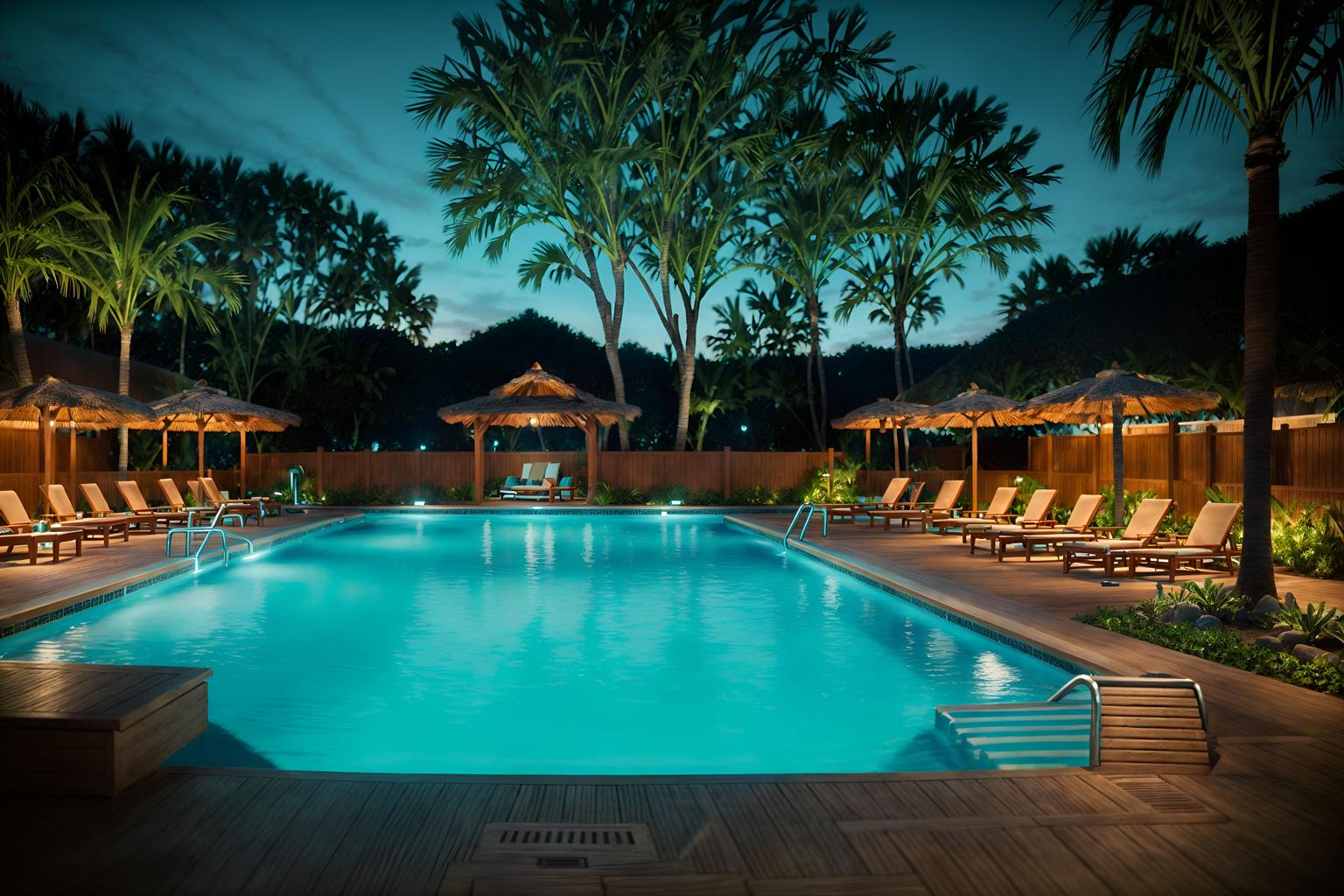 traditional-style designed (outdoor pool area ) with pool lounge chairs and pool and pool lights and pool lounge chairs. . . cinematic photo, highly detailed, cinematic lighting, ultra-detailed, ultrarealistic, photorealism, 8k. traditional design style. masterpiece, cinematic light, ultrarealistic+, photorealistic+, 8k, raw photo, realistic, sharp focus on eyes, (symmetrical eyes), (intact eyes), hyperrealistic, highest quality, best quality, , highly detailed, masterpiece, best quality, extremely detailed 8k wallpaper, masterpiece, best quality, ultra-detailed, best shadow, detailed background, detailed face, detailed eyes, high contrast, best illumination, detailed face, dulux, caustic, dynamic angle, detailed glow. dramatic lighting. highly detailed, insanely detailed hair, symmetrical, intricate details, professionally retouched, 8k high definition. strong bokeh. award winning photo.