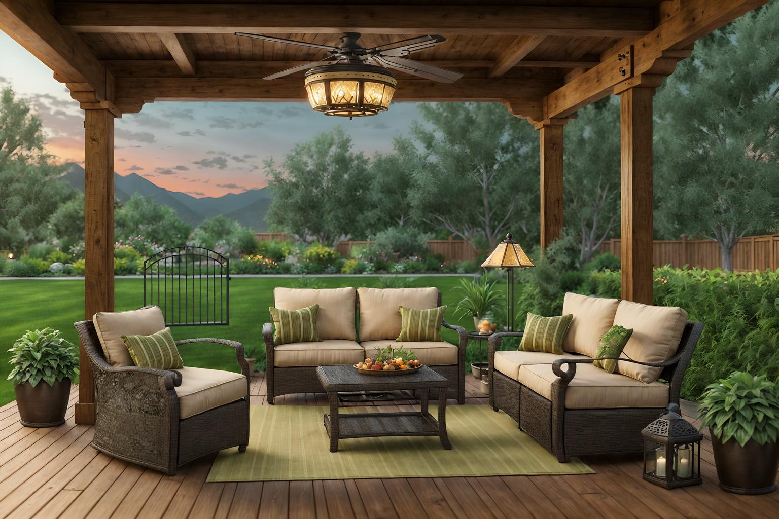 traditional-style designed (outdoor patio ) with patio couch with pillows and deck with deck chairs and plant and barbeque or grill and grass and patio couch with pillows. . . cinematic photo, highly detailed, cinematic lighting, ultra-detailed, ultrarealistic, photorealism, 8k. traditional design style. masterpiece, cinematic light, ultrarealistic+, photorealistic+, 8k, raw photo, realistic, sharp focus on eyes, (symmetrical eyes), (intact eyes), hyperrealistic, highest quality, best quality, , highly detailed, masterpiece, best quality, extremely detailed 8k wallpaper, masterpiece, best quality, ultra-detailed, best shadow, detailed background, detailed face, detailed eyes, high contrast, best illumination, detailed face, dulux, caustic, dynamic angle, detailed glow. dramatic lighting. highly detailed, insanely detailed hair, symmetrical, intricate details, professionally retouched, 8k high definition. strong bokeh. award winning photo.