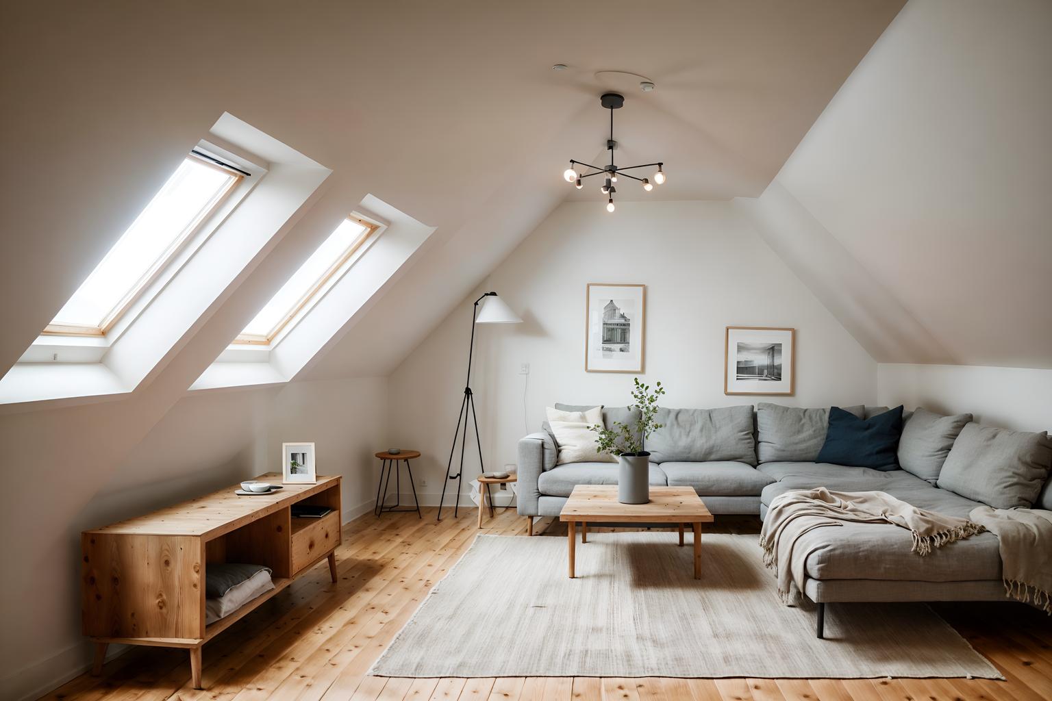 airbnb-style (attic interior) . with open and natural lighting and neutral walls and textures and natural materials and elements and simple color palette and practicality and functionality and simple, clean lines and simplistic furniture and scandinavian style and open and natural lighting. . cinematic photo, highly detailed, cinematic lighting, ultra-detailed, ultrarealistic, photorealism, 8k. airbnb interior design style. masterpiece, cinematic light, ultrarealistic+, photorealistic+, 8k, raw photo, realistic, sharp focus on eyes, (symmetrical eyes), (intact eyes), hyperrealistic, highest quality, best quality, , highly detailed, masterpiece, best quality, extremely detailed 8k wallpaper, masterpiece, best quality, ultra-detailed, best shadow, detailed background, detailed face, detailed eyes, high contrast, best illumination, detailed face, dulux, caustic, dynamic angle, detailed glow. dramatic lighting. highly detailed, insanely detailed hair, symmetrical, intricate details, professionally retouched, 8k high definition. strong bokeh. award winning photo.