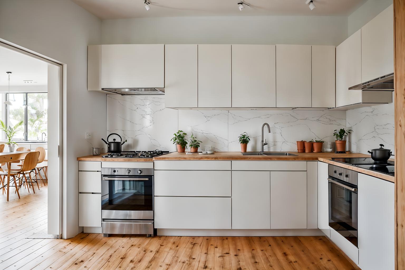 airbnb-style (kitchen interior) with refrigerator and kitchen cabinets and stove and plant and sink and worktops and refrigerator. . with neutral walls and textures and open and natural lighting and natural materials and elements and simple, clean lines and simplistic furniture and scandinavian style and simple color palette and practicality and functionality and neutral walls and textures. . cinematic photo, highly detailed, cinematic lighting, ultra-detailed, ultrarealistic, photorealism, 8k. airbnb interior design style. masterpiece, cinematic light, ultrarealistic+, photorealistic+, 8k, raw photo, realistic, sharp focus on eyes, (symmetrical eyes), (intact eyes), hyperrealistic, highest quality, best quality, , highly detailed, masterpiece, best quality, extremely detailed 8k wallpaper, masterpiece, best quality, ultra-detailed, best shadow, detailed background, detailed face, detailed eyes, high contrast, best illumination, detailed face, dulux, caustic, dynamic angle, detailed glow. dramatic lighting. highly detailed, insanely detailed hair, symmetrical, intricate details, professionally retouched, 8k high definition. strong bokeh. award winning photo.