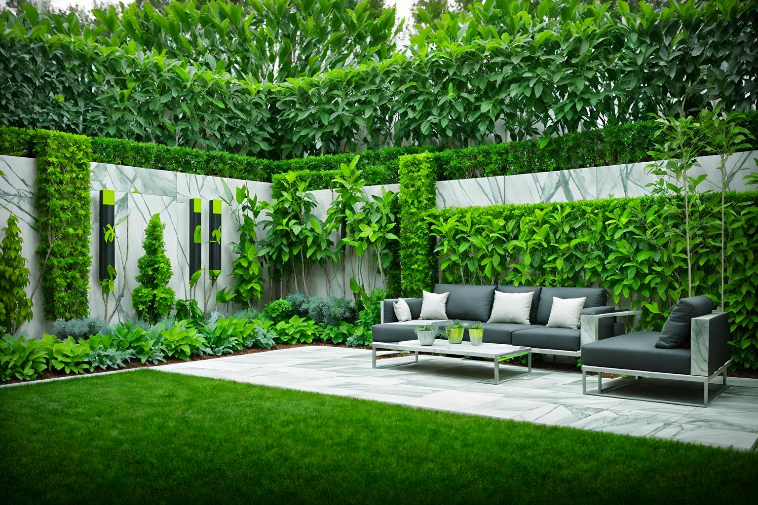 futuristic-style designed (outdoor garden ) with garden tree and grass and garden plants and garden tree. . with strong geometric walls and smooth marble and smooth polished marble and neutral background and bright accents and steel finishing and floating surfaces and light colors and monochromatic palette. . cinematic photo, highly detailed, cinematic lighting, ultra-detailed, ultrarealistic, photorealism, 8k. futuristic design style. masterpiece, cinematic light, ultrarealistic+, photorealistic+, 8k, raw photo, realistic, sharp focus on eyes, (symmetrical eyes), (intact eyes), hyperrealistic, highest quality, best quality, , highly detailed, masterpiece, best quality, extremely detailed 8k wallpaper, masterpiece, best quality, ultra-detailed, best shadow, detailed background, detailed face, detailed eyes, high contrast, best illumination, detailed face, dulux, caustic, dynamic angle, detailed glow. dramatic lighting. highly detailed, insanely detailed hair, symmetrical, intricate details, professionally retouched, 8k high definition. strong bokeh. award winning photo.