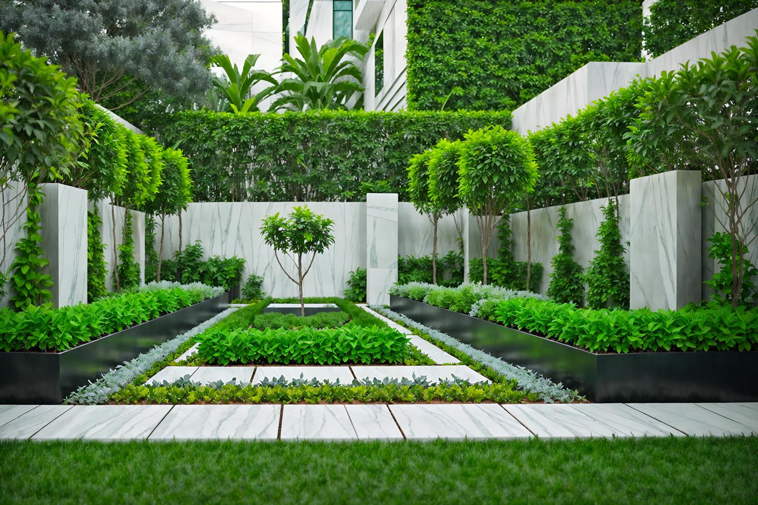 futuristic-style designed (outdoor garden ) with garden tree and grass and garden plants and garden tree. . with strong geometric walls and smooth marble and smooth polished marble and neutral background and bright accents and steel finishing and floating surfaces and light colors and monochromatic palette. . cinematic photo, highly detailed, cinematic lighting, ultra-detailed, ultrarealistic, photorealism, 8k. futuristic design style. masterpiece, cinematic light, ultrarealistic+, photorealistic+, 8k, raw photo, realistic, sharp focus on eyes, (symmetrical eyes), (intact eyes), hyperrealistic, highest quality, best quality, , highly detailed, masterpiece, best quality, extremely detailed 8k wallpaper, masterpiece, best quality, ultra-detailed, best shadow, detailed background, detailed face, detailed eyes, high contrast, best illumination, detailed face, dulux, caustic, dynamic angle, detailed glow. dramatic lighting. highly detailed, insanely detailed hair, symmetrical, intricate details, professionally retouched, 8k high definition. strong bokeh. award winning photo.