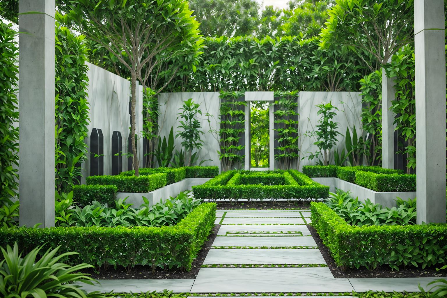 futuristic-style designed (outdoor garden ) with garden tree and grass and garden plants and garden tree. . with strong geometric walls and smooth marble and smooth polished marble and neutral background and bright accents and steel finishing and floating surfaces and light colors and monochromatic palette. . cinematic photo, highly detailed, cinematic lighting, ultra-detailed, ultrarealistic, photorealism, 8k. futuristic design style. masterpiece, cinematic light, ultrarealistic+, photorealistic+, 8k, raw photo, realistic, sharp focus on eyes, (symmetrical eyes), (intact eyes), hyperrealistic, highest quality, best quality, , highly detailed, masterpiece, best quality, extremely detailed 8k wallpaper, masterpiece, best quality, ultra-detailed, best shadow, detailed background, detailed face, detailed eyes, high contrast, best illumination, detailed face, dulux, caustic, dynamic angle, detailed glow. dramatic lighting. highly detailed, insanely detailed hair, symmetrical, intricate details, professionally retouched, 8k high definition. strong bokeh. award winning photo.