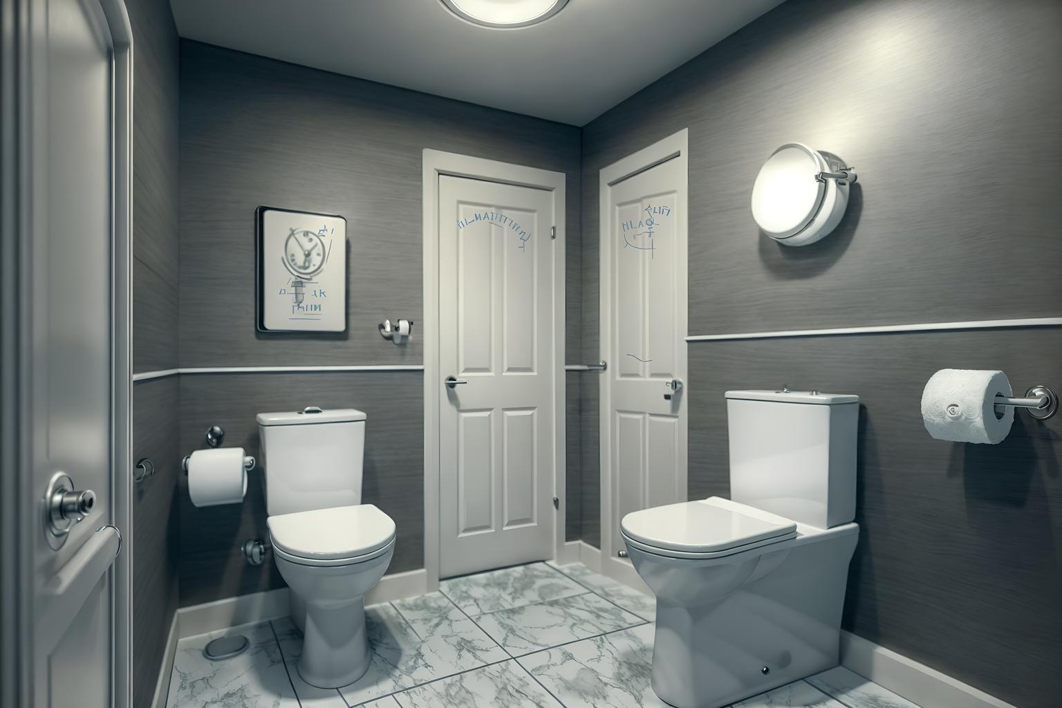 nautical-style (toilet interior) with toilet paper hanger and sink with tap and toilet with toilet seat up and toilet paper hanger. . . cinematic photo, highly detailed, cinematic lighting, ultra-detailed, ultrarealistic, photorealism, 8k. nautical interior design style. masterpiece, cinematic light, ultrarealistic+, photorealistic+, 8k, raw photo, realistic, sharp focus on eyes, (symmetrical eyes), (intact eyes), hyperrealistic, highest quality, best quality, , highly detailed, masterpiece, best quality, extremely detailed 8k wallpaper, masterpiece, best quality, ultra-detailed, best shadow, detailed background, detailed face, detailed eyes, high contrast, best illumination, detailed face, dulux, caustic, dynamic angle, detailed glow. dramatic lighting. highly detailed, insanely detailed hair, symmetrical, intricate details, professionally retouched, 8k high definition. strong bokeh. award winning photo.