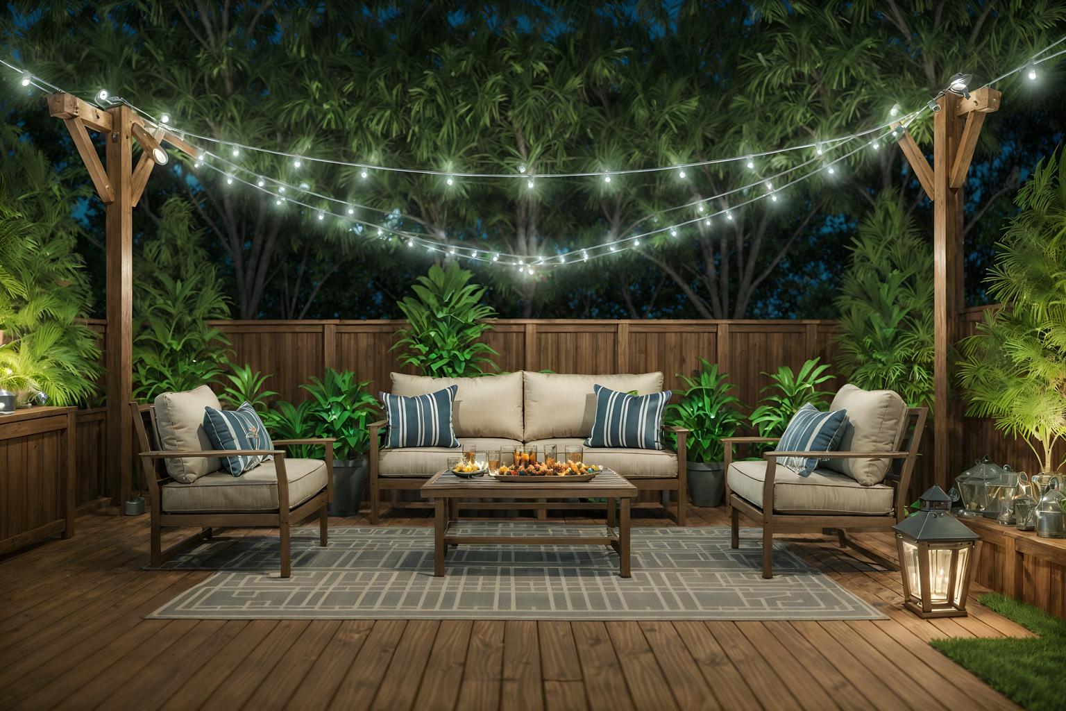 nautical-style designed (outdoor patio ) with patio couch with pillows and deck with deck chairs and plant and barbeque or grill and grass and patio couch with pillows. . . cinematic photo, highly detailed, cinematic lighting, ultra-detailed, ultrarealistic, photorealism, 8k. nautical design style. masterpiece, cinematic light, ultrarealistic+, photorealistic+, 8k, raw photo, realistic, sharp focus on eyes, (symmetrical eyes), (intact eyes), hyperrealistic, highest quality, best quality, , highly detailed, masterpiece, best quality, extremely detailed 8k wallpaper, masterpiece, best quality, ultra-detailed, best shadow, detailed background, detailed face, detailed eyes, high contrast, best illumination, detailed face, dulux, caustic, dynamic angle, detailed glow. dramatic lighting. highly detailed, insanely detailed hair, symmetrical, intricate details, professionally retouched, 8k high definition. strong bokeh. award winning photo.