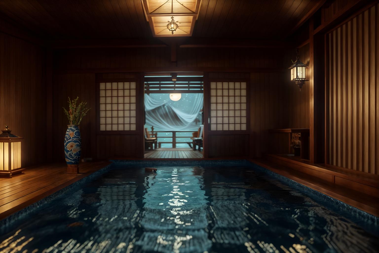 nautical-style (onsen interior) . . cinematic photo, highly detailed, cinematic lighting, ultra-detailed, ultrarealistic, photorealism, 8k. nautical interior design style. masterpiece, cinematic light, ultrarealistic+, photorealistic+, 8k, raw photo, realistic, sharp focus on eyes, (symmetrical eyes), (intact eyes), hyperrealistic, highest quality, best quality, , highly detailed, masterpiece, best quality, extremely detailed 8k wallpaper, masterpiece, best quality, ultra-detailed, best shadow, detailed background, detailed face, detailed eyes, high contrast, best illumination, detailed face, dulux, caustic, dynamic angle, detailed glow. dramatic lighting. highly detailed, insanely detailed hair, symmetrical, intricate details, professionally retouched, 8k high definition. strong bokeh. award winning photo.