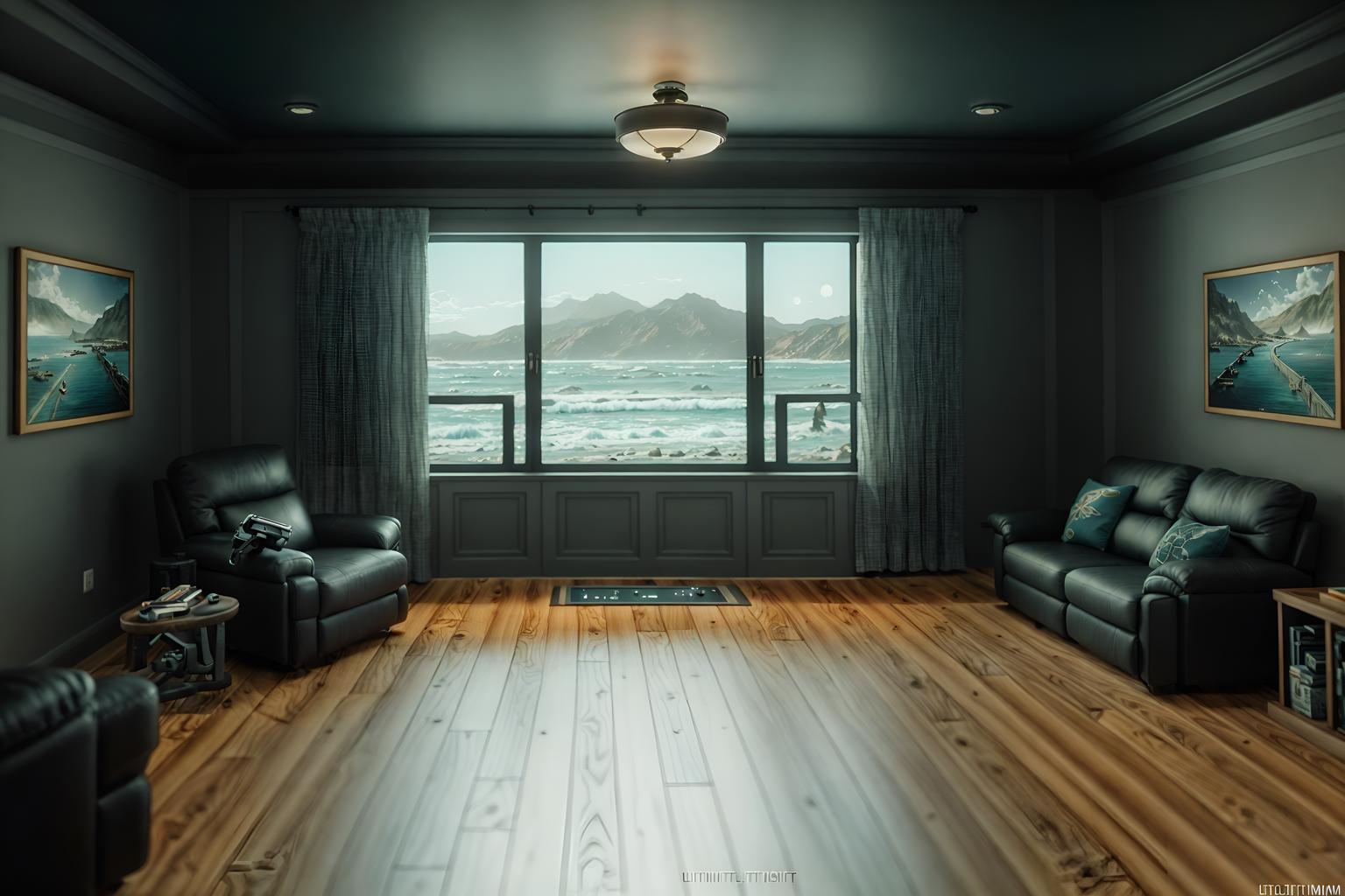 coastal-style (gaming room interior) . with . . cinematic photo, highly detailed, cinematic lighting, ultra-detailed, ultrarealistic, photorealism, 8k. coastal interior design style. masterpiece, cinematic light, ultrarealistic+, photorealistic+, 8k, raw photo, realistic, sharp focus on eyes, (symmetrical eyes), (intact eyes), hyperrealistic, highest quality, best quality, , highly detailed, masterpiece, best quality, extremely detailed 8k wallpaper, masterpiece, best quality, ultra-detailed, best shadow, detailed background, detailed face, detailed eyes, high contrast, best illumination, detailed face, dulux, caustic, dynamic angle, detailed glow. dramatic lighting. highly detailed, insanely detailed hair, symmetrical, intricate details, professionally retouched, 8k high definition. strong bokeh. award winning photo.