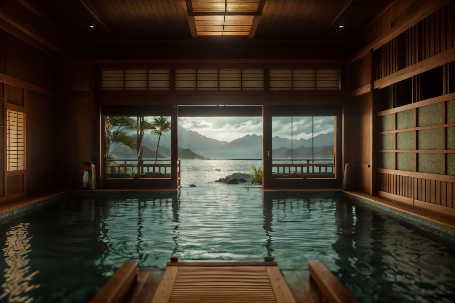 coastal-style (onsen interior) . with . . cinematic photo, highly detailed, cinematic lighting, ultra-detailed, ultrarealistic, photorealism, 8k. coastal interior design style. masterpiece, cinematic light, ultrarealistic+, photorealistic+, 8k, raw photo, realistic, sharp focus on eyes, (symmetrical eyes), (intact eyes), hyperrealistic, highest quality, best quality, , highly detailed, masterpiece, best quality, extremely detailed 8k wallpaper, masterpiece, best quality, ultra-detailed, best shadow, detailed background, detailed face, detailed eyes, high contrast, best illumination, detailed face, dulux, caustic, dynamic angle, detailed glow. dramatic lighting. highly detailed, insanely detailed hair, symmetrical, intricate details, professionally retouched, 8k high definition. strong bokeh. award winning photo.