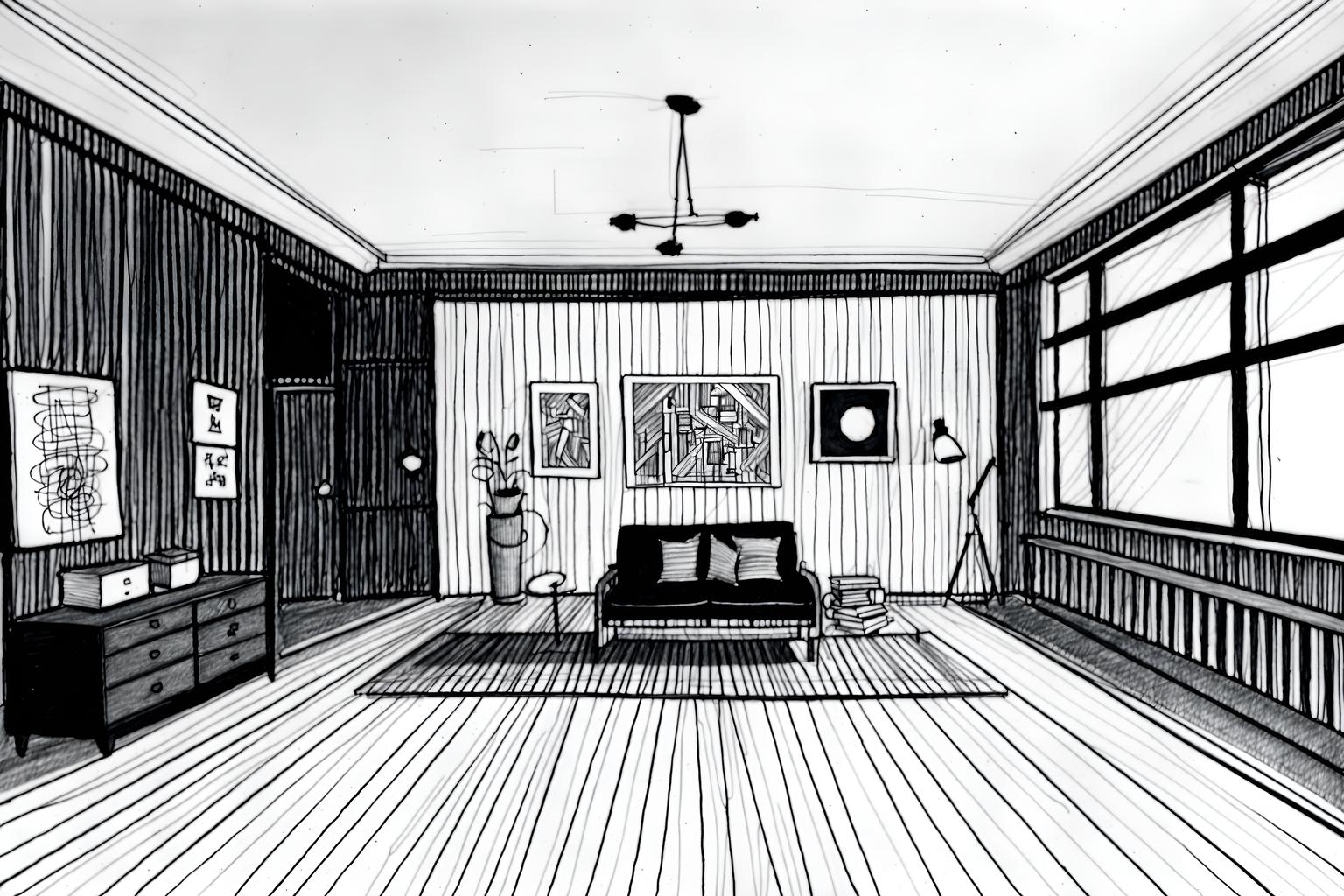 (hand-drawn monochrome black and white sketch line drawing)++ of sketch-style (workshop) apartment interior. a sketch of interior. with . . a sketch of interior. with wooden workbench and messy and tool wall. trending on artstation. black and white line drawing sketch without colors. masterpiece, cinematic light, ultrarealistic+, photorealistic+, 8k, raw photo, realistic, sharp focus on eyes, (symmetrical eyes), (intact eyes), hyperrealistic, highest quality, best quality, , highly detailed, masterpiece, best quality, extremely detailed 8k wallpaper, masterpiece, best quality, ultra-detailed, best shadow, detailed background, detailed face, detailed eyes, high contrast, best illumination, detailed face, dulux, caustic, dynamic angle, detailed glow. dramatic lighting. highly detailed, insanely detailed hair, symmetrical, intricate details, professionally retouched, 8k high definition. strong bokeh. award winning photo.