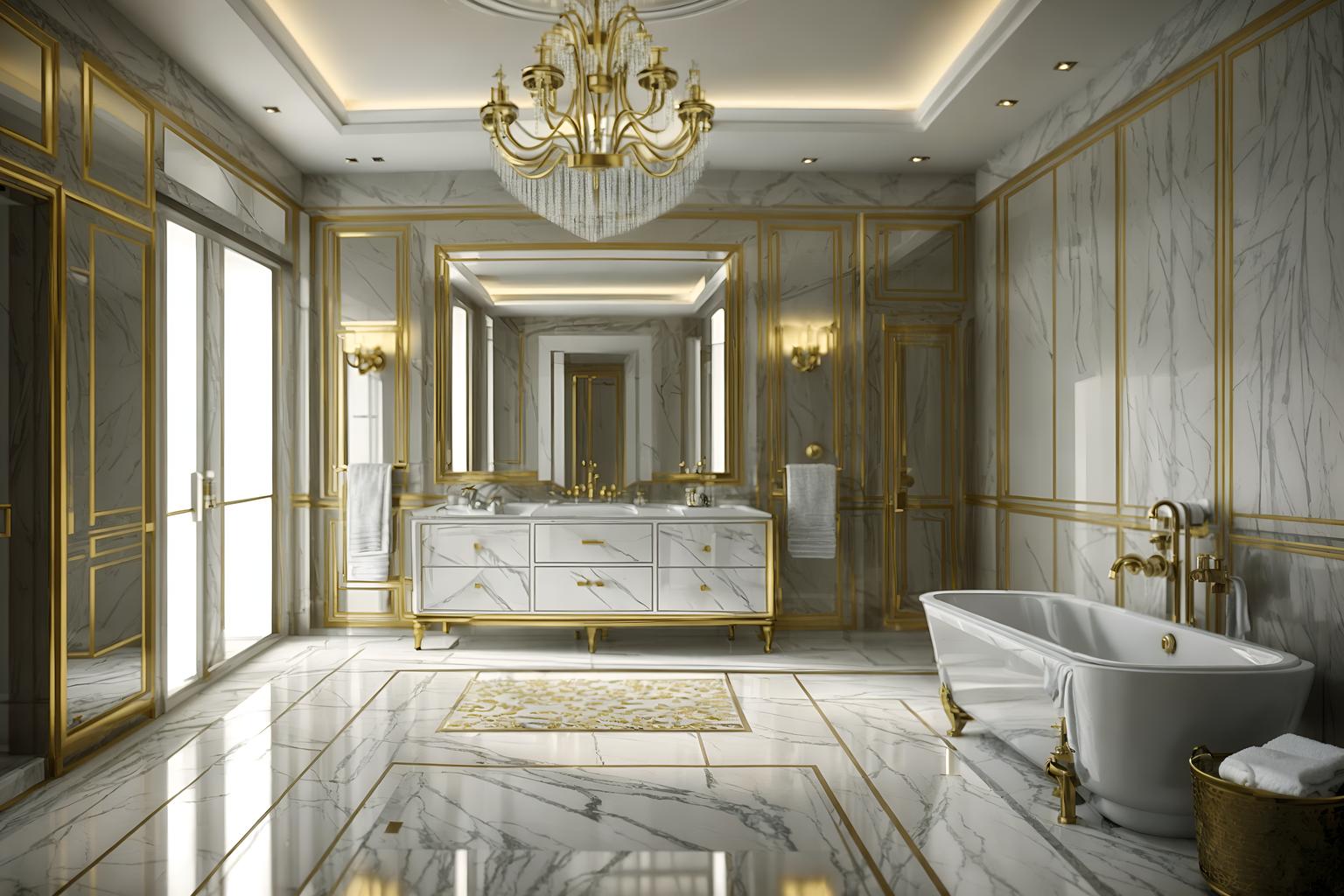 luxury-style (bathroom interior) with mirror and shower and waste basket and bathroom cabinet and bath towel and plant and toilet seat and bathroom sink with faucet. . . cinematic photo, highly detailed, cinematic lighting, ultra-detailed, ultrarealistic, photorealism, 8k. luxury interior design style. masterpiece, cinematic light, ultrarealistic+, photorealistic+, 8k, raw photo, realistic, sharp focus on eyes, (symmetrical eyes), (intact eyes), hyperrealistic, highest quality, best quality, , highly detailed, masterpiece, best quality, extremely detailed 8k wallpaper, masterpiece, best quality, ultra-detailed, best shadow, detailed background, detailed face, detailed eyes, high contrast, best illumination, detailed face, dulux, caustic, dynamic angle, detailed glow. dramatic lighting. highly detailed, insanely detailed hair, symmetrical, intricate details, professionally retouched, 8k high definition. strong bokeh. award winning photo.