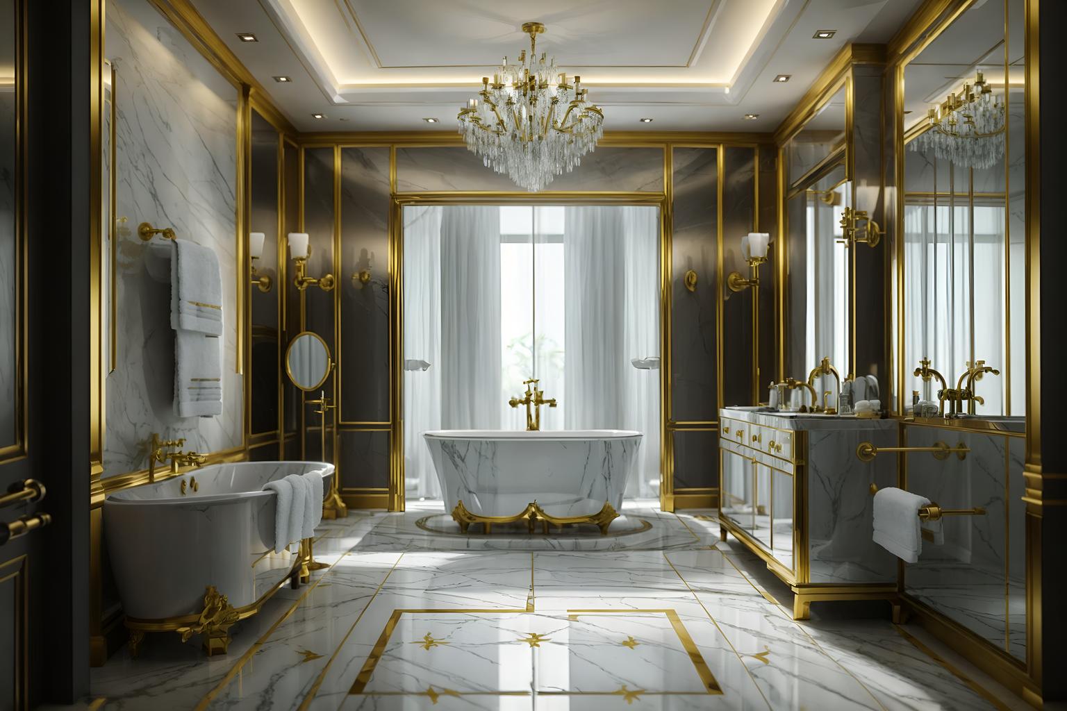 luxury-style (bathroom interior) with mirror and shower and waste basket and bathroom cabinet and bath towel and plant and toilet seat and bathroom sink with faucet. . . cinematic photo, highly detailed, cinematic lighting, ultra-detailed, ultrarealistic, photorealism, 8k. luxury interior design style. masterpiece, cinematic light, ultrarealistic+, photorealistic+, 8k, raw photo, realistic, sharp focus on eyes, (symmetrical eyes), (intact eyes), hyperrealistic, highest quality, best quality, , highly detailed, masterpiece, best quality, extremely detailed 8k wallpaper, masterpiece, best quality, ultra-detailed, best shadow, detailed background, detailed face, detailed eyes, high contrast, best illumination, detailed face, dulux, caustic, dynamic angle, detailed glow. dramatic lighting. highly detailed, insanely detailed hair, symmetrical, intricate details, professionally retouched, 8k high definition. strong bokeh. award winning photo.