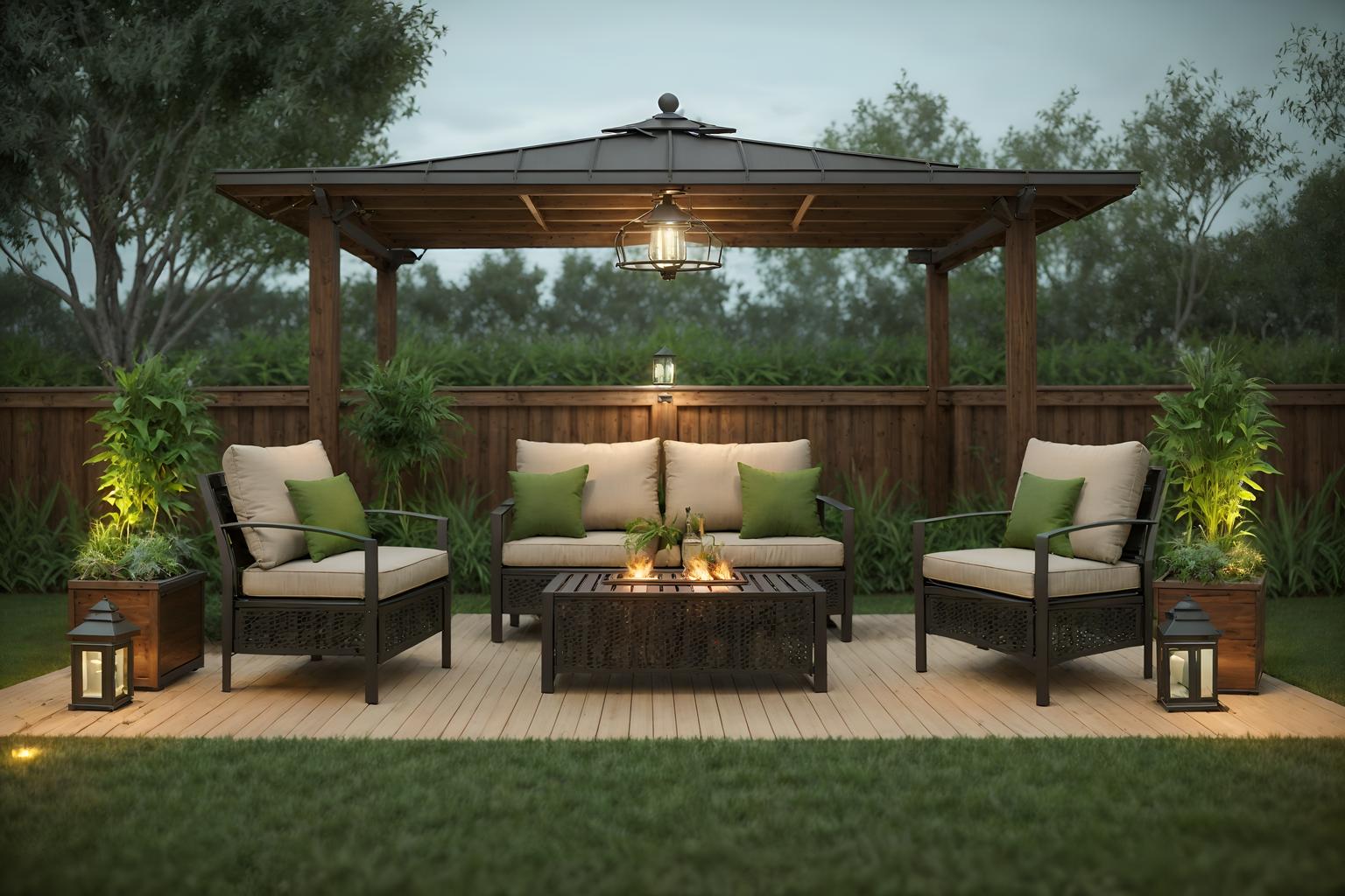 eco-friendly-style designed (outdoor patio ) with barbeque or grill and patio couch with pillows and grass and plant and deck with deck chairs and barbeque or grill. . . cinematic photo, highly detailed, cinematic lighting, ultra-detailed, ultrarealistic, photorealism, 8k. eco-friendly design style. masterpiece, cinematic light, ultrarealistic+, photorealistic+, 8k, raw photo, realistic, sharp focus on eyes, (symmetrical eyes), (intact eyes), hyperrealistic, highest quality, best quality, , highly detailed, masterpiece, best quality, extremely detailed 8k wallpaper, masterpiece, best quality, ultra-detailed, best shadow, detailed background, detailed face, detailed eyes, high contrast, best illumination, detailed face, dulux, caustic, dynamic angle, detailed glow. dramatic lighting. highly detailed, insanely detailed hair, symmetrical, intricate details, professionally retouched, 8k high definition. strong bokeh. award winning photo.