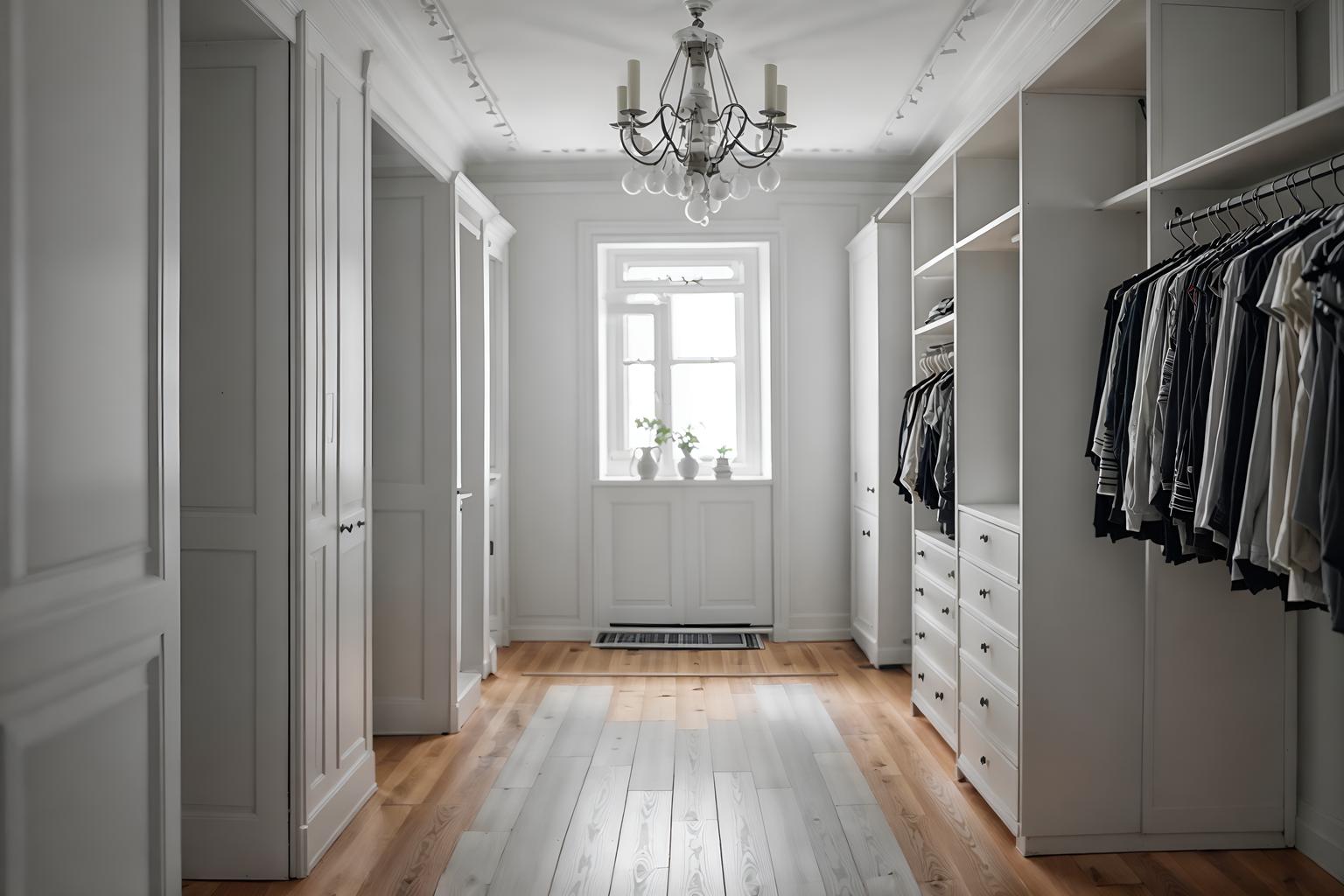 scandinavian-style (walk in closet interior) . with . . cinematic photo, highly detailed, cinematic lighting, ultra-detailed, ultrarealistic, photorealism, 8k. scandinavian interior design style. masterpiece, cinematic light, ultrarealistic+, photorealistic+, 8k, raw photo, realistic, sharp focus on eyes, (symmetrical eyes), (intact eyes), hyperrealistic, highest quality, best quality, , highly detailed, masterpiece, best quality, extremely detailed 8k wallpaper, masterpiece, best quality, ultra-detailed, best shadow, detailed background, detailed face, detailed eyes, high contrast, best illumination, detailed face, dulux, caustic, dynamic angle, detailed glow. dramatic lighting. highly detailed, insanely detailed hair, symmetrical, intricate details, professionally retouched, 8k high definition. strong bokeh. award winning photo.