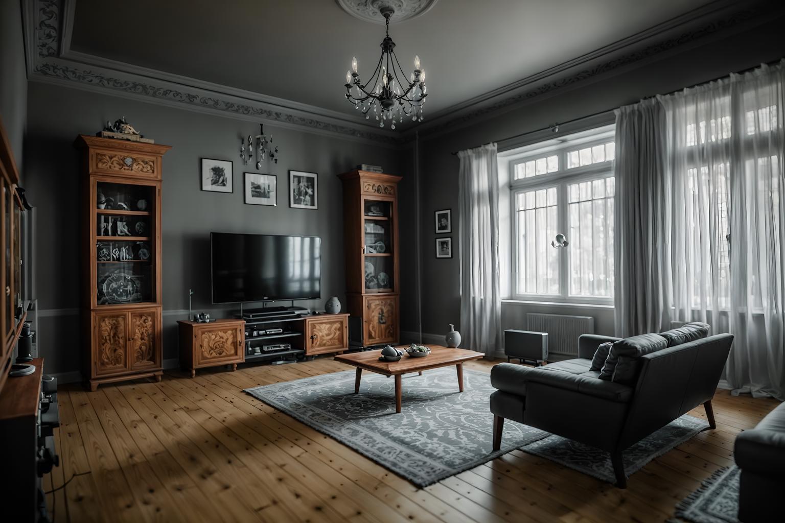 scandinavian-style (gaming room interior) . with . . cinematic photo, highly detailed, cinematic lighting, ultra-detailed, ultrarealistic, photorealism, 8k. scandinavian interior design style. masterpiece, cinematic light, ultrarealistic+, photorealistic+, 8k, raw photo, realistic, sharp focus on eyes, (symmetrical eyes), (intact eyes), hyperrealistic, highest quality, best quality, , highly detailed, masterpiece, best quality, extremely detailed 8k wallpaper, masterpiece, best quality, ultra-detailed, best shadow, detailed background, detailed face, detailed eyes, high contrast, best illumination, detailed face, dulux, caustic, dynamic angle, detailed glow. dramatic lighting. highly detailed, insanely detailed hair, symmetrical, intricate details, professionally retouched, 8k high definition. strong bokeh. award winning photo.