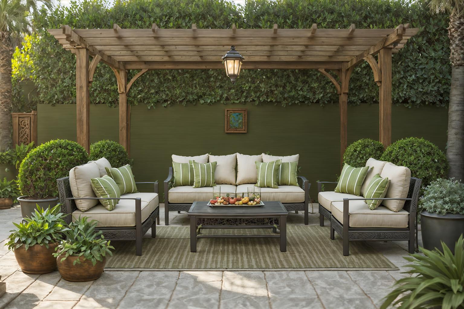 mediterranean-style designed (outdoor patio ) with patio couch with pillows and deck with deck chairs and plant and grass and barbeque or grill and patio couch with pillows. . . cinematic photo, highly detailed, cinematic lighting, ultra-detailed, ultrarealistic, photorealism, 8k. mediterranean design style. masterpiece, cinematic light, ultrarealistic+, photorealistic+, 8k, raw photo, realistic, sharp focus on eyes, (symmetrical eyes), (intact eyes), hyperrealistic, highest quality, best quality, , highly detailed, masterpiece, best quality, extremely detailed 8k wallpaper, masterpiece, best quality, ultra-detailed, best shadow, detailed background, detailed face, detailed eyes, high contrast, best illumination, detailed face, dulux, caustic, dynamic angle, detailed glow. dramatic lighting. highly detailed, insanely detailed hair, symmetrical, intricate details, professionally retouched, 8k high definition. strong bokeh. award winning photo.