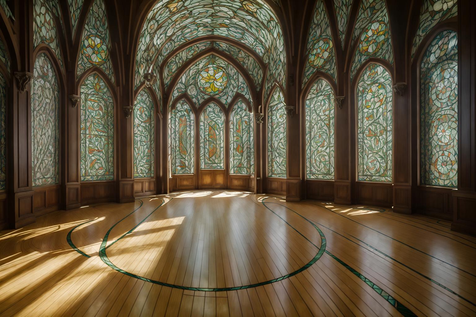 art nouveau-style (exhibition space interior) . with soft, rounded lines and curving, plant-like embellishments and mosaics and stained glass and wallpaper patterns of feathers and curved glass and ashy colors and arches and curved forms. . cinematic photo, highly detailed, cinematic lighting, ultra-detailed, ultrarealistic, photorealism, 8k. art nouveau interior design style. masterpiece, cinematic light, ultrarealistic+, photorealistic+, 8k, raw photo, realistic, sharp focus on eyes, (symmetrical eyes), (intact eyes), hyperrealistic, highest quality, best quality, , highly detailed, masterpiece, best quality, extremely detailed 8k wallpaper, masterpiece, best quality, ultra-detailed, best shadow, detailed background, detailed face, detailed eyes, high contrast, best illumination, detailed face, dulux, caustic, dynamic angle, detailed glow. dramatic lighting. highly detailed, insanely detailed hair, symmetrical, intricate details, professionally retouched, 8k high definition. strong bokeh. award winning photo.