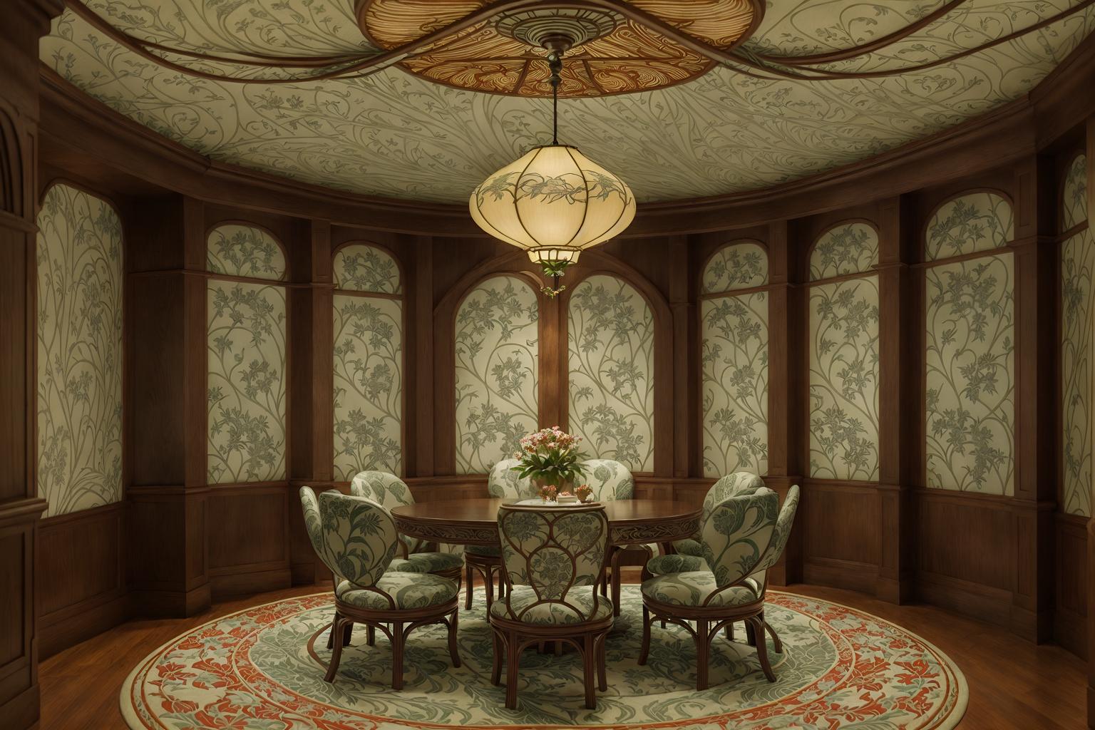 art nouveau-style (gaming room interior) . with arches and curved forms and wallpaper patterns of stylized flowers and soft, rounded lines and wallpaper patterns of feathers and wallpaper pattners of spider webs and japanese motifs and natural materials and curving, plant-like embellishments. . cinematic photo, highly detailed, cinematic lighting, ultra-detailed, ultrarealistic, photorealism, 8k. art nouveau interior design style. masterpiece, cinematic light, ultrarealistic+, photorealistic+, 8k, raw photo, realistic, sharp focus on eyes, (symmetrical eyes), (intact eyes), hyperrealistic, highest quality, best quality, , highly detailed, masterpiece, best quality, extremely detailed 8k wallpaper, masterpiece, best quality, ultra-detailed, best shadow, detailed background, detailed face, detailed eyes, high contrast, best illumination, detailed face, dulux, caustic, dynamic angle, detailed glow. dramatic lighting. highly detailed, insanely detailed hair, symmetrical, intricate details, professionally retouched, 8k high definition. strong bokeh. award winning photo.