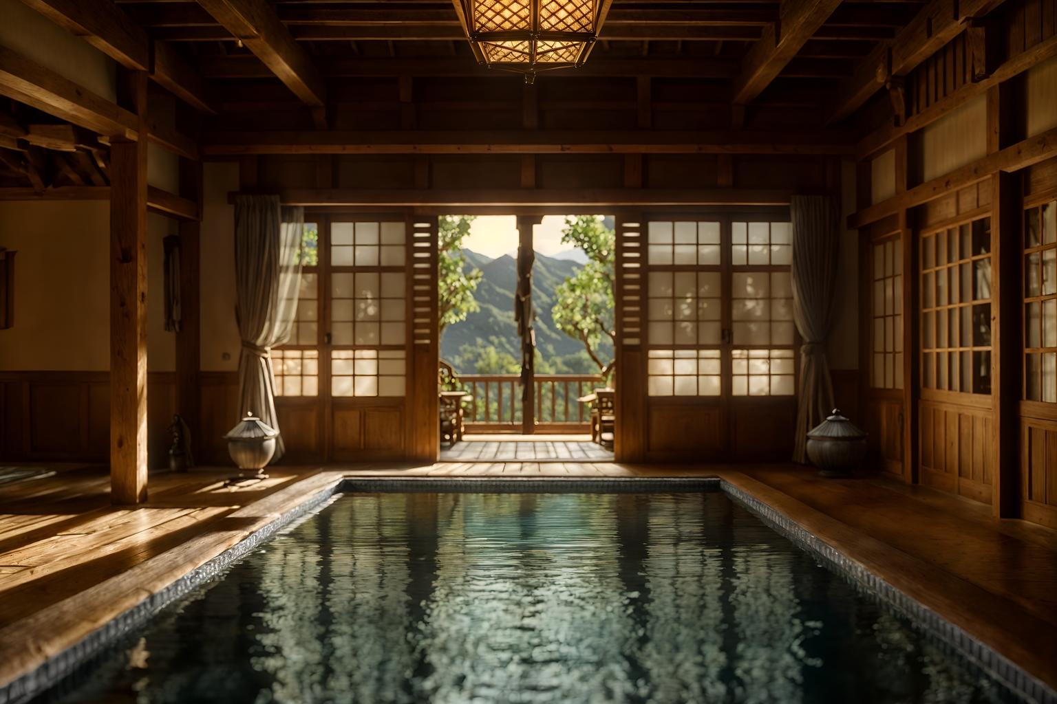 french country-style (onsen interior) . with . . cinematic photo, highly detailed, cinematic lighting, ultra-detailed, ultrarealistic, photorealism, 8k. french country interior design style. masterpiece, cinematic light, ultrarealistic+, photorealistic+, 8k, raw photo, realistic, sharp focus on eyes, (symmetrical eyes), (intact eyes), hyperrealistic, highest quality, best quality, , highly detailed, masterpiece, best quality, extremely detailed 8k wallpaper, masterpiece, best quality, ultra-detailed, best shadow, detailed background, detailed face, detailed eyes, high contrast, best illumination, detailed face, dulux, caustic, dynamic angle, detailed glow. dramatic lighting. highly detailed, insanely detailed hair, symmetrical, intricate details, professionally retouched, 8k high definition. strong bokeh. award winning photo.