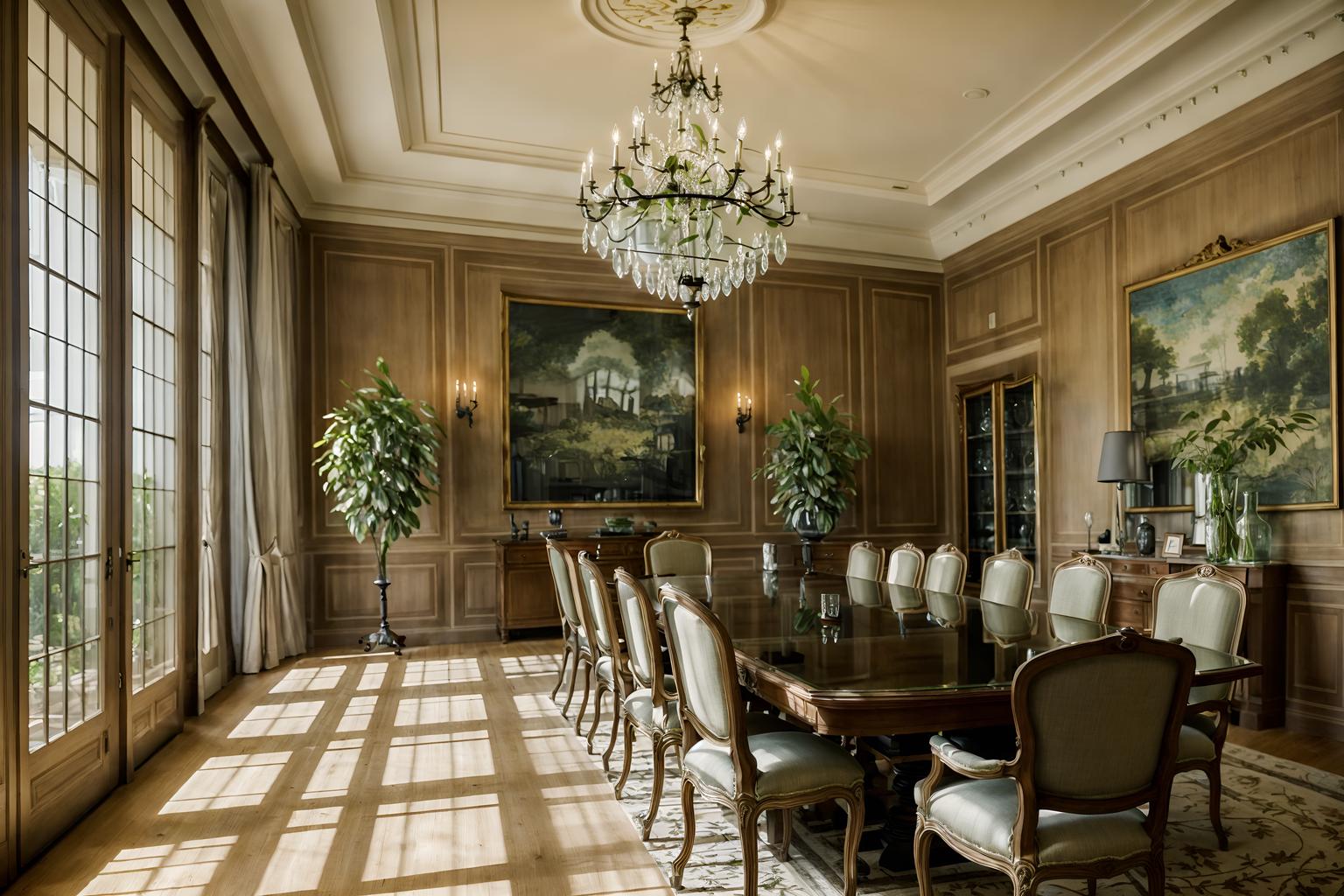 french country-style (meeting room interior) with glass walls and painting or photo on wall and plant and vase and office chairs and boardroom table and glass doors and cabinets. . with . . cinematic photo, highly detailed, cinematic lighting, ultra-detailed, ultrarealistic, photorealism, 8k. french country interior design style. masterpiece, cinematic light, ultrarealistic+, photorealistic+, 8k, raw photo, realistic, sharp focus on eyes, (symmetrical eyes), (intact eyes), hyperrealistic, highest quality, best quality, , highly detailed, masterpiece, best quality, extremely detailed 8k wallpaper, masterpiece, best quality, ultra-detailed, best shadow, detailed background, detailed face, detailed eyes, high contrast, best illumination, detailed face, dulux, caustic, dynamic angle, detailed glow. dramatic lighting. highly detailed, insanely detailed hair, symmetrical, intricate details, professionally retouched, 8k high definition. strong bokeh. award winning photo.