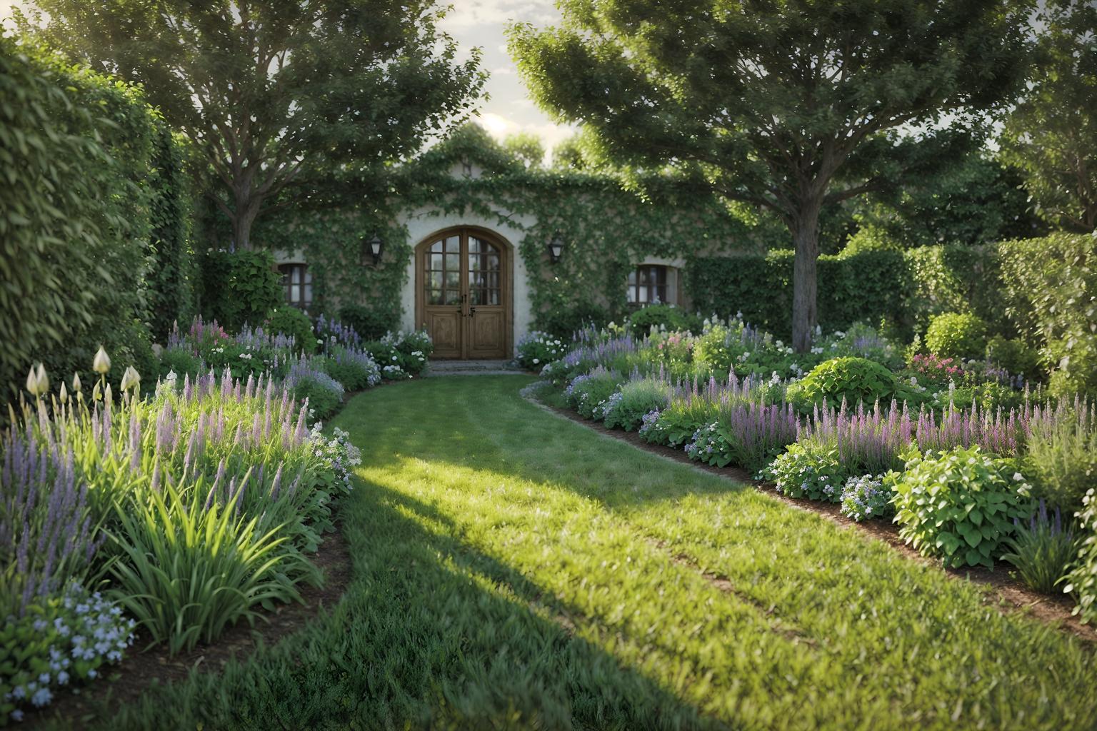 french country-style designed (outdoor garden ) with grass and garden tree and garden plants and grass. . with . . cinematic photo, highly detailed, cinematic lighting, ultra-detailed, ultrarealistic, photorealism, 8k. french country design style. masterpiece, cinematic light, ultrarealistic+, photorealistic+, 8k, raw photo, realistic, sharp focus on eyes, (symmetrical eyes), (intact eyes), hyperrealistic, highest quality, best quality, , highly detailed, masterpiece, best quality, extremely detailed 8k wallpaper, masterpiece, best quality, ultra-detailed, best shadow, detailed background, detailed face, detailed eyes, high contrast, best illumination, detailed face, dulux, caustic, dynamic angle, detailed glow. dramatic lighting. highly detailed, insanely detailed hair, symmetrical, intricate details, professionally retouched, 8k high definition. strong bokeh. award winning photo.