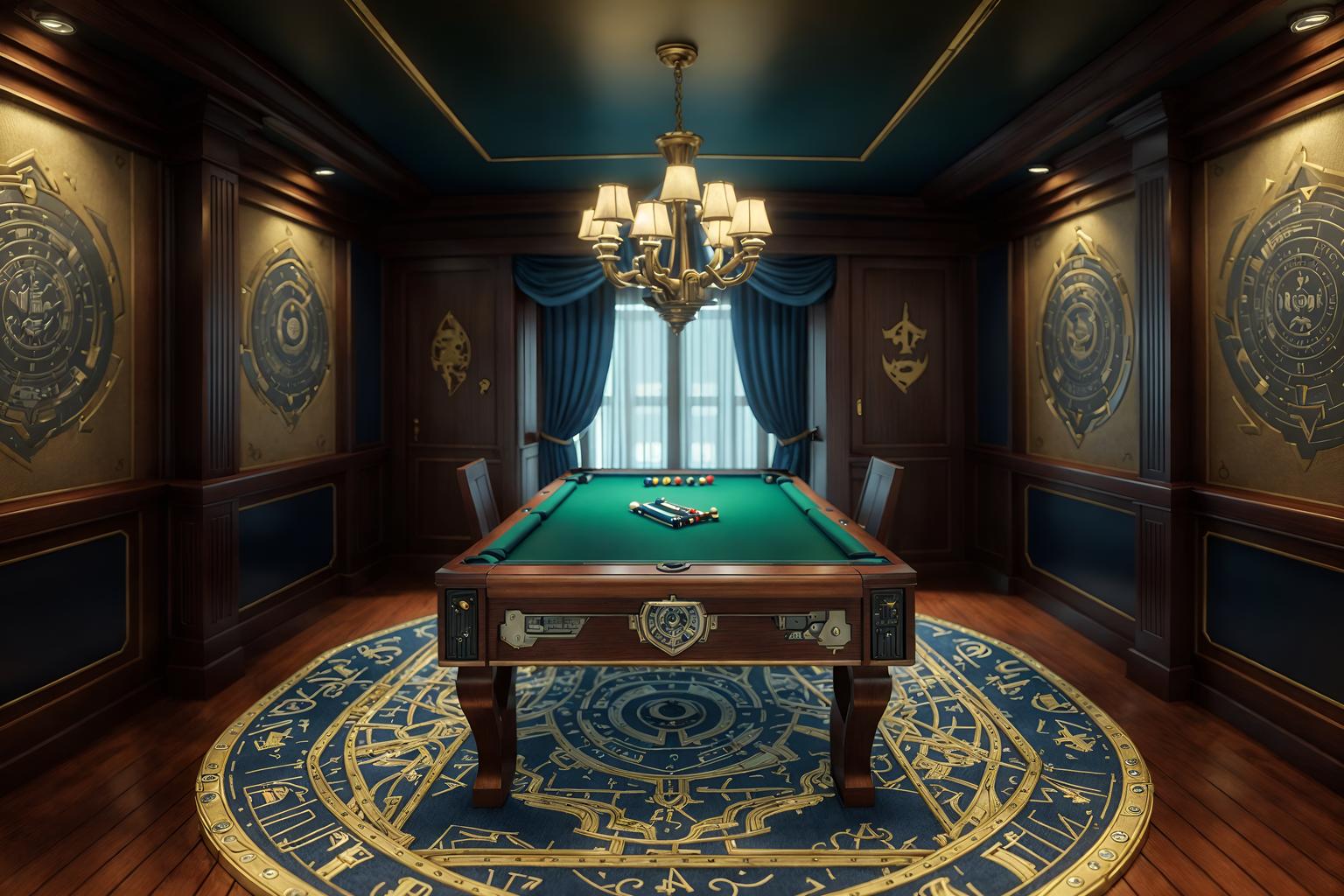 nautical-style (gaming room interior) . . cinematic photo, highly detailed, cinematic lighting, ultra-detailed, ultrarealistic, photorealism, 8k. nautical interior design style. masterpiece, cinematic light, ultrarealistic+, photorealistic+, 8k, raw photo, realistic, sharp focus on eyes, (symmetrical eyes), (intact eyes), hyperrealistic, highest quality, best quality, , highly detailed, masterpiece, best quality, extremely detailed 8k wallpaper, masterpiece, best quality, ultra-detailed, best shadow, detailed background, detailed face, detailed eyes, high contrast, best illumination, detailed face, dulux, caustic, dynamic angle, detailed glow. dramatic lighting. highly detailed, insanely detailed hair, symmetrical, intricate details, professionally retouched, 8k high definition. strong bokeh. award winning photo.