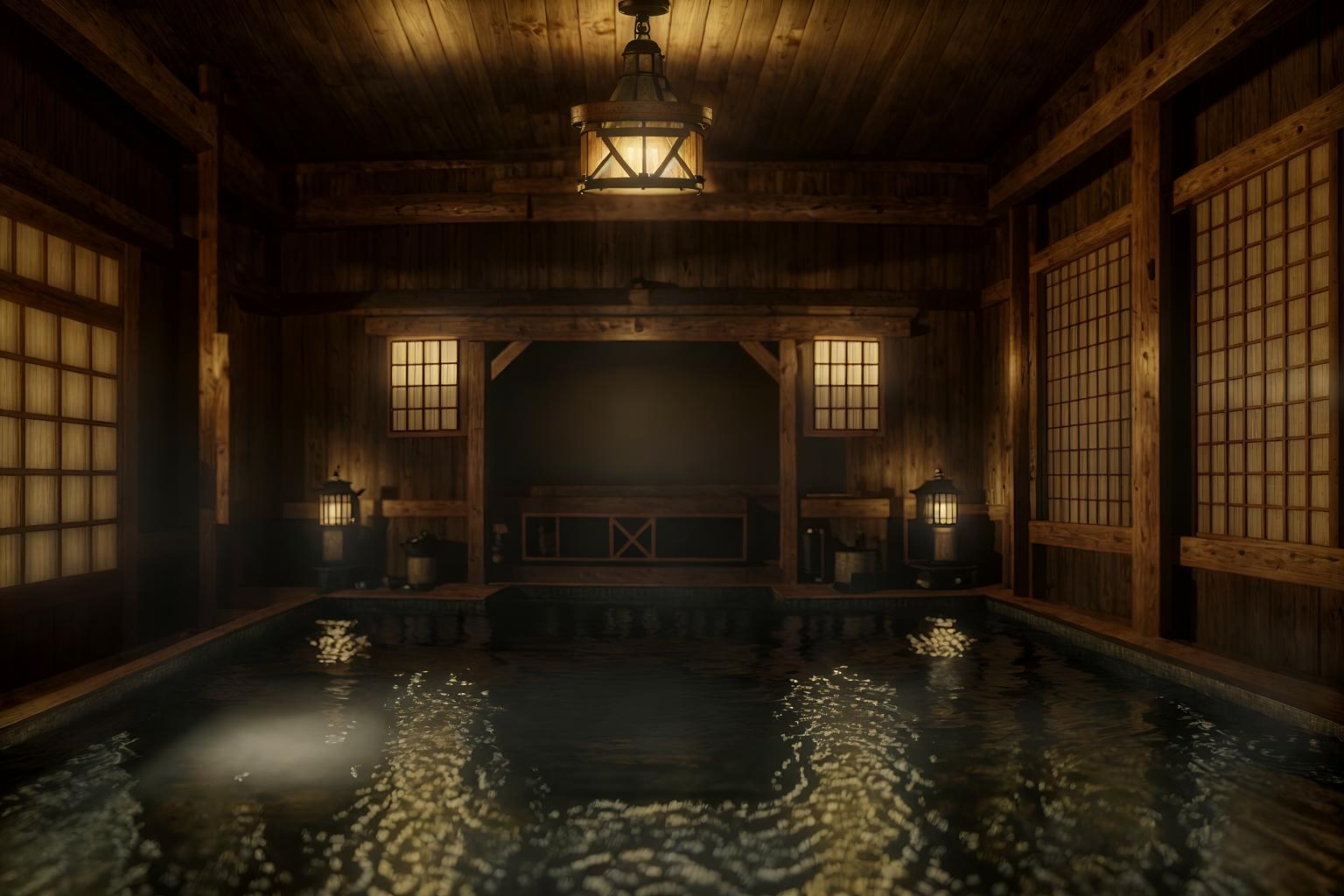 farmhouse-style (onsen interior) . with . . cinematic photo, highly detailed, cinematic lighting, ultra-detailed, ultrarealistic, photorealism, 8k. farmhouse interior design style. masterpiece, cinematic light, ultrarealistic+, photorealistic+, 8k, raw photo, realistic, sharp focus on eyes, (symmetrical eyes), (intact eyes), hyperrealistic, highest quality, best quality, , highly detailed, masterpiece, best quality, extremely detailed 8k wallpaper, masterpiece, best quality, ultra-detailed, best shadow, detailed background, detailed face, detailed eyes, high contrast, best illumination, detailed face, dulux, caustic, dynamic angle, detailed glow. dramatic lighting. highly detailed, insanely detailed hair, symmetrical, intricate details, professionally retouched, 8k high definition. strong bokeh. award winning photo.