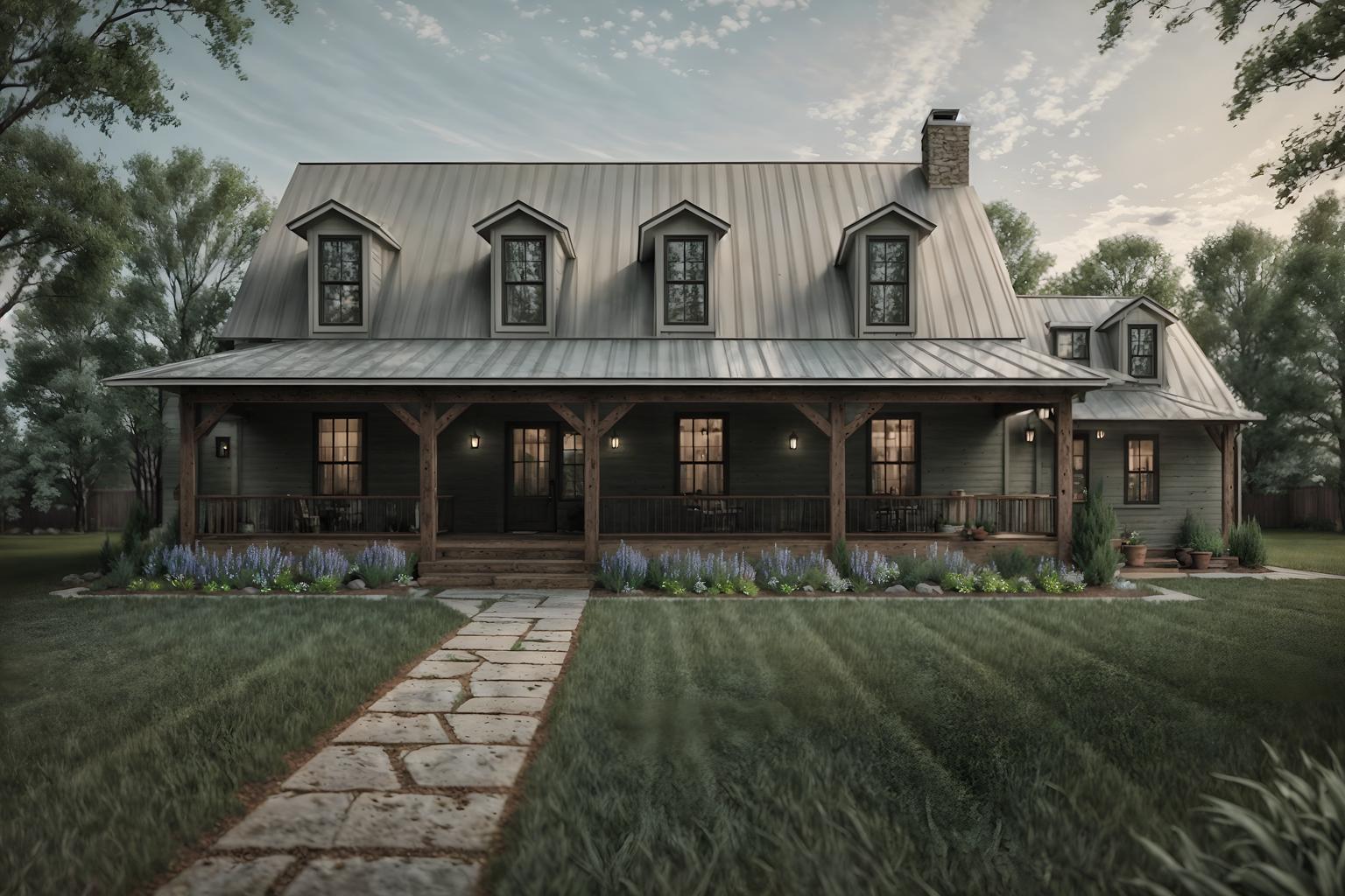 farmhouse-style exterior designed (house exterior exterior) . with . . cinematic photo, highly detailed, cinematic lighting, ultra-detailed, ultrarealistic, photorealism, 8k. farmhouse exterior design style. masterpiece, cinematic light, ultrarealistic+, photorealistic+, 8k, raw photo, realistic, sharp focus on eyes, (symmetrical eyes), (intact eyes), hyperrealistic, highest quality, best quality, , highly detailed, masterpiece, best quality, extremely detailed 8k wallpaper, masterpiece, best quality, ultra-detailed, best shadow, detailed background, detailed face, detailed eyes, high contrast, best illumination, detailed face, dulux, caustic, dynamic angle, detailed glow. dramatic lighting. highly detailed, insanely detailed hair, symmetrical, intricate details, professionally retouched, 8k high definition. strong bokeh. award winning photo.