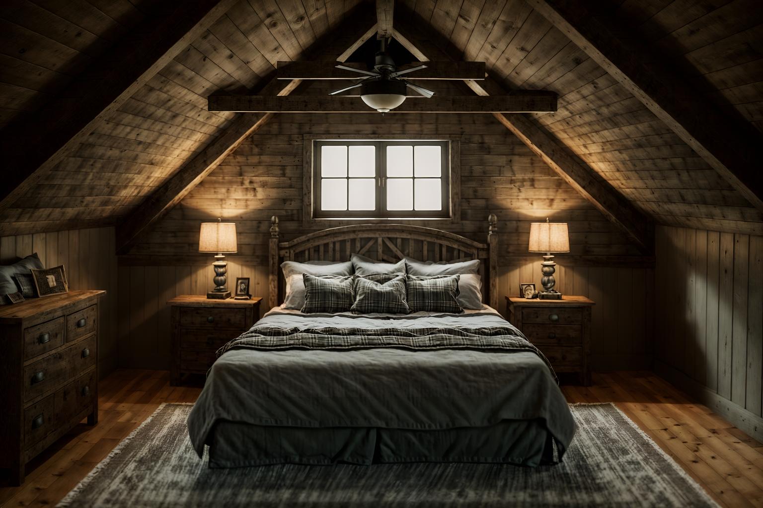 farmhouse-style (attic interior) . with . . cinematic photo, highly detailed, cinematic lighting, ultra-detailed, ultrarealistic, photorealism, 8k. farmhouse interior design style. masterpiece, cinematic light, ultrarealistic+, photorealistic+, 8k, raw photo, realistic, sharp focus on eyes, (symmetrical eyes), (intact eyes), hyperrealistic, highest quality, best quality, , highly detailed, masterpiece, best quality, extremely detailed 8k wallpaper, masterpiece, best quality, ultra-detailed, best shadow, detailed background, detailed face, detailed eyes, high contrast, best illumination, detailed face, dulux, caustic, dynamic angle, detailed glow. dramatic lighting. highly detailed, insanely detailed hair, symmetrical, intricate details, professionally retouched, 8k high definition. strong bokeh. award winning photo.