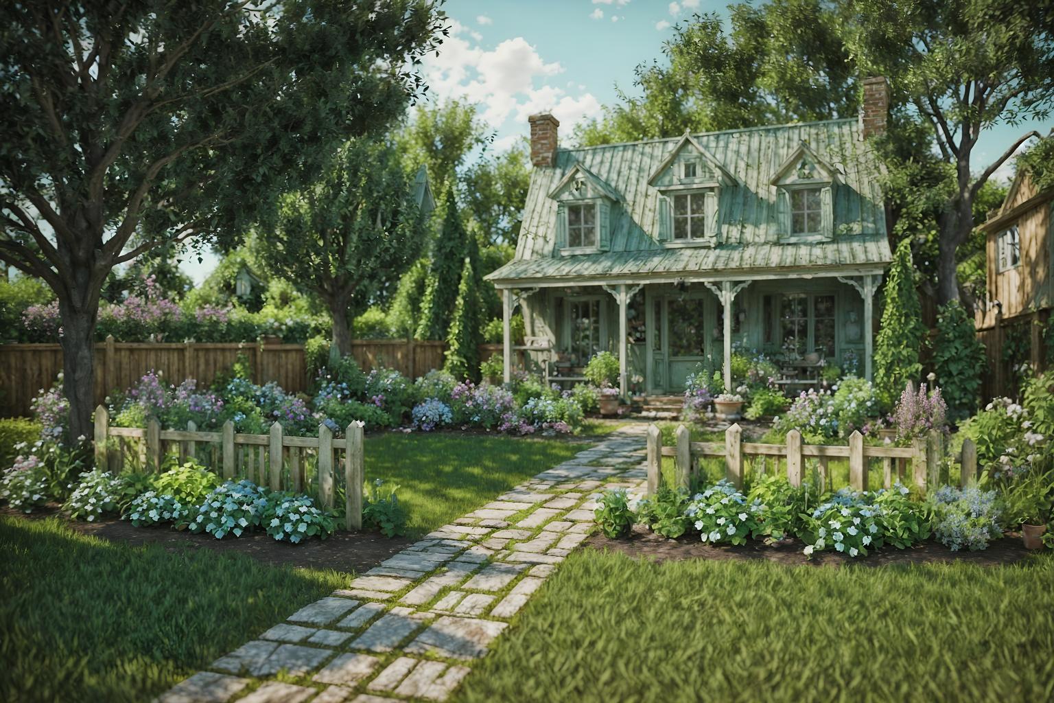 shabby chic-style designed (outdoor garden ) with garden tree and garden plants and grass and garden tree. . . cinematic photo, highly detailed, cinematic lighting, ultra-detailed, ultrarealistic, photorealism, 8k. shabby chic design style. masterpiece, cinematic light, ultrarealistic+, photorealistic+, 8k, raw photo, realistic, sharp focus on eyes, (symmetrical eyes), (intact eyes), hyperrealistic, highest quality, best quality, , highly detailed, masterpiece, best quality, extremely detailed 8k wallpaper, masterpiece, best quality, ultra-detailed, best shadow, detailed background, detailed face, detailed eyes, high contrast, best illumination, detailed face, dulux, caustic, dynamic angle, detailed glow. dramatic lighting. highly detailed, insanely detailed hair, symmetrical, intricate details, professionally retouched, 8k high definition. strong bokeh. award winning photo.