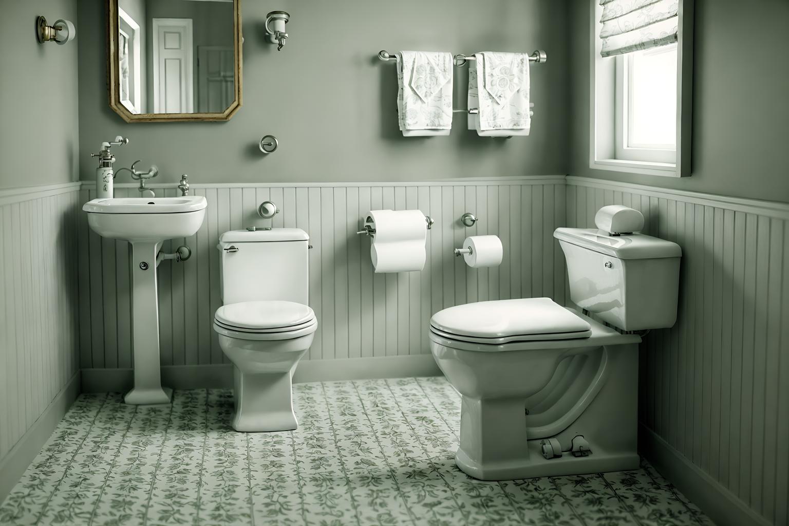 vintage-style (toilet interior) with toilet with toilet seat up and sink with tap and toilet paper hanger and toilet with toilet seat up. . with . . cinematic photo, highly detailed, cinematic lighting, ultra-detailed, ultrarealistic, photorealism, 8k. vintage interior design style. masterpiece, cinematic light, ultrarealistic+, photorealistic+, 8k, raw photo, realistic, sharp focus on eyes, (symmetrical eyes), (intact eyes), hyperrealistic, highest quality, best quality, , highly detailed, masterpiece, best quality, extremely detailed 8k wallpaper, masterpiece, best quality, ultra-detailed, best shadow, detailed background, detailed face, detailed eyes, high contrast, best illumination, detailed face, dulux, caustic, dynamic angle, detailed glow. dramatic lighting. highly detailed, insanely detailed hair, symmetrical, intricate details, professionally retouched, 8k high definition. strong bokeh. award winning photo.