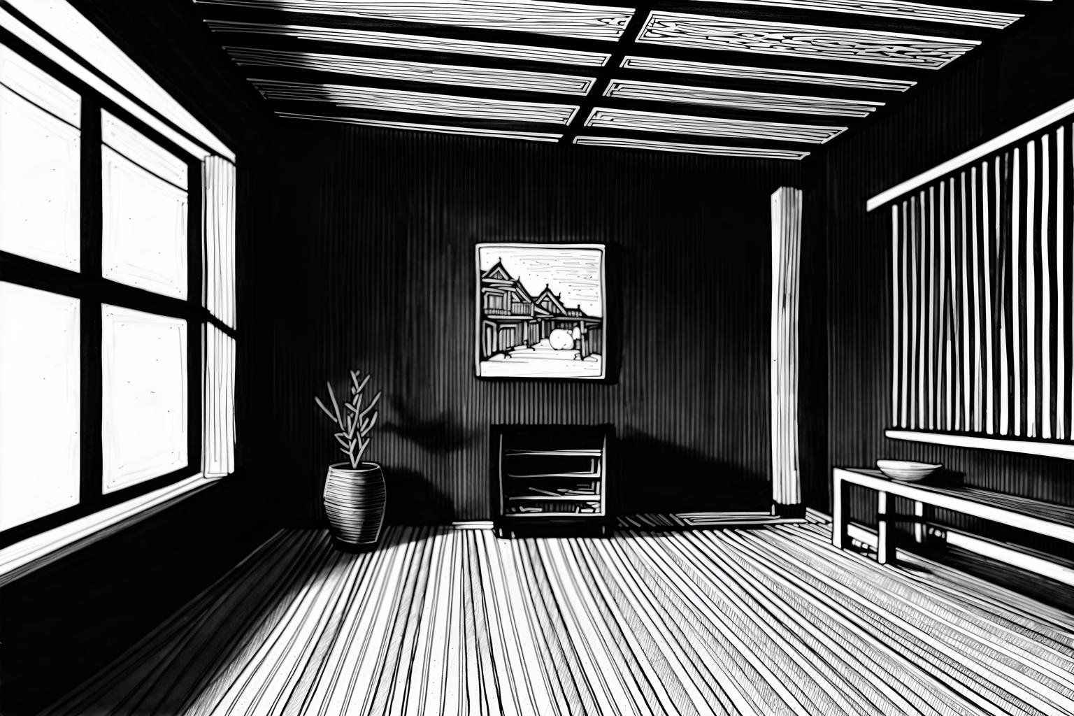 (hand-drawn monochrome black and white sketch line drawing)++ of sketch-style (onsen) apartment interior. a sketch of interior. with . . a sketch of interior. trending on artstation. black and white line drawing sketch without colors. masterpiece, cinematic light, ultrarealistic+, photorealistic+, 8k, raw photo, realistic, sharp focus on eyes, (symmetrical eyes), (intact eyes), hyperrealistic, highest quality, best quality, , highly detailed, masterpiece, best quality, extremely detailed 8k wallpaper, masterpiece, best quality, ultra-detailed, best shadow, detailed background, detailed face, detailed eyes, high contrast, best illumination, detailed face, dulux, caustic, dynamic angle, detailed glow. dramatic lighting. highly detailed, insanely detailed hair, symmetrical, intricate details, professionally retouched, 8k high definition. strong bokeh. award winning photo.