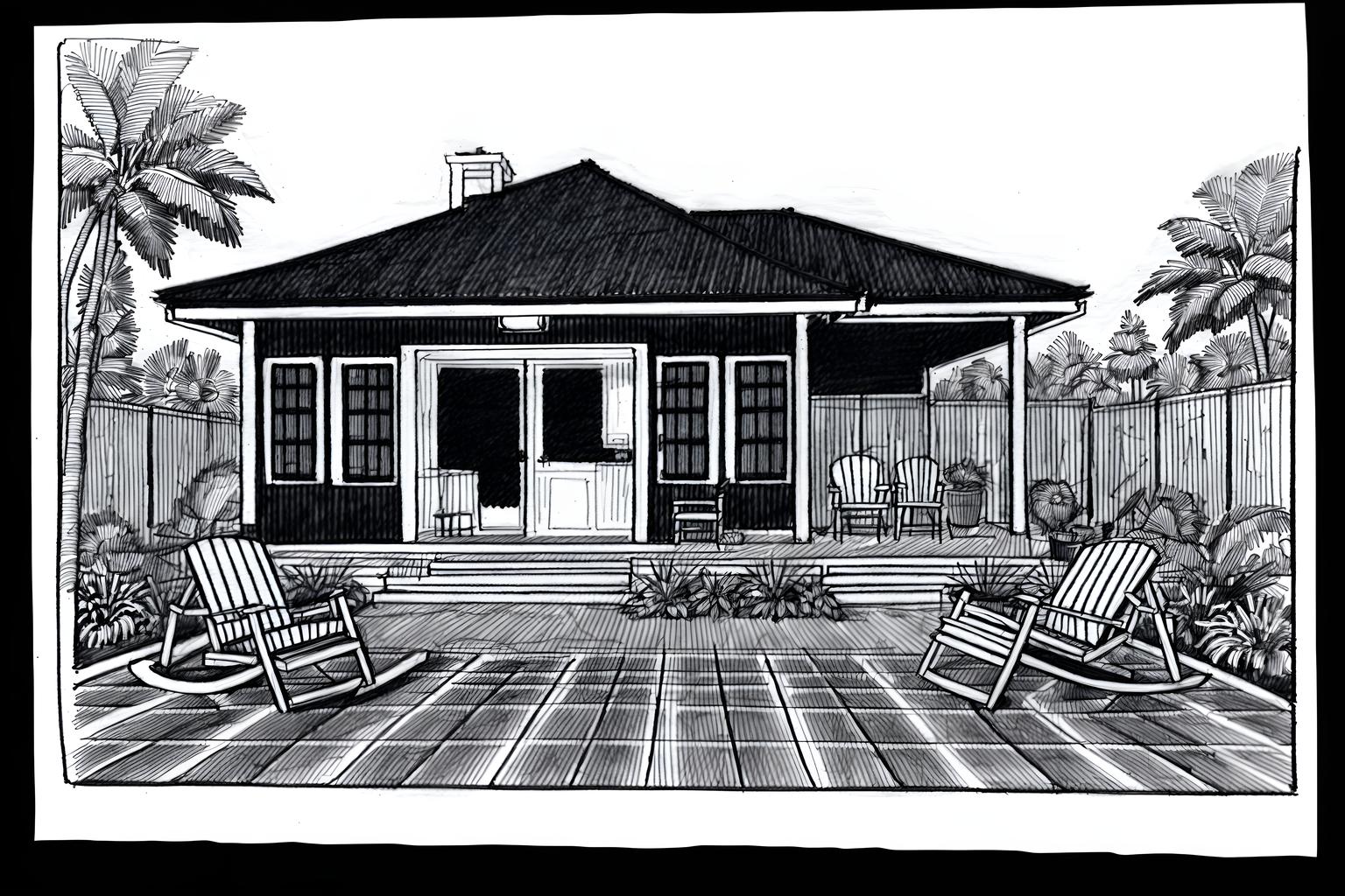 (hand-drawn monochrome black and white sketch line drawing)++ of sketch-style designed (outdoor patio) . a sketch of . with . . a sketch of . with barbeque or grill and deck with deck chairs and plant. trending on artstation. black and white line drawing sketch without colors. masterpiece, cinematic light, ultrarealistic+, photorealistic+, 8k, raw photo, realistic, sharp focus on eyes, (symmetrical eyes), (intact eyes), hyperrealistic, highest quality, best quality, , highly detailed, masterpiece, best quality, extremely detailed 8k wallpaper, masterpiece, best quality, ultra-detailed, best shadow, detailed background, detailed face, detailed eyes, high contrast, best illumination, detailed face, dulux, caustic, dynamic angle, detailed glow. dramatic lighting. highly detailed, insanely detailed hair, symmetrical, intricate details, professionally retouched, 8k high definition. strong bokeh. award winning photo.