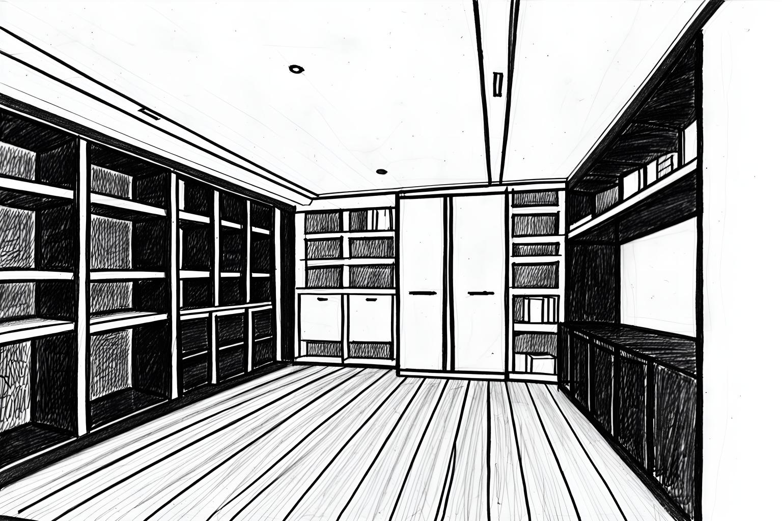 (hand-drawn monochrome black and white sketch line drawing)++ of sketch-style (drop zone) apartment interior. a sketch of interior. with . . a sketch of interior. with cubbies and shelves for shoes and cabinets. trending on artstation. black and white line drawing sketch without colors. masterpiece, cinematic light, ultrarealistic+, photorealistic+, 8k, raw photo, realistic, sharp focus on eyes, (symmetrical eyes), (intact eyes), hyperrealistic, highest quality, best quality, , highly detailed, masterpiece, best quality, extremely detailed 8k wallpaper, masterpiece, best quality, ultra-detailed, best shadow, detailed background, detailed face, detailed eyes, high contrast, best illumination, detailed face, dulux, caustic, dynamic angle, detailed glow. dramatic lighting. highly detailed, insanely detailed hair, symmetrical, intricate details, professionally retouched, 8k high definition. strong bokeh. award winning photo.