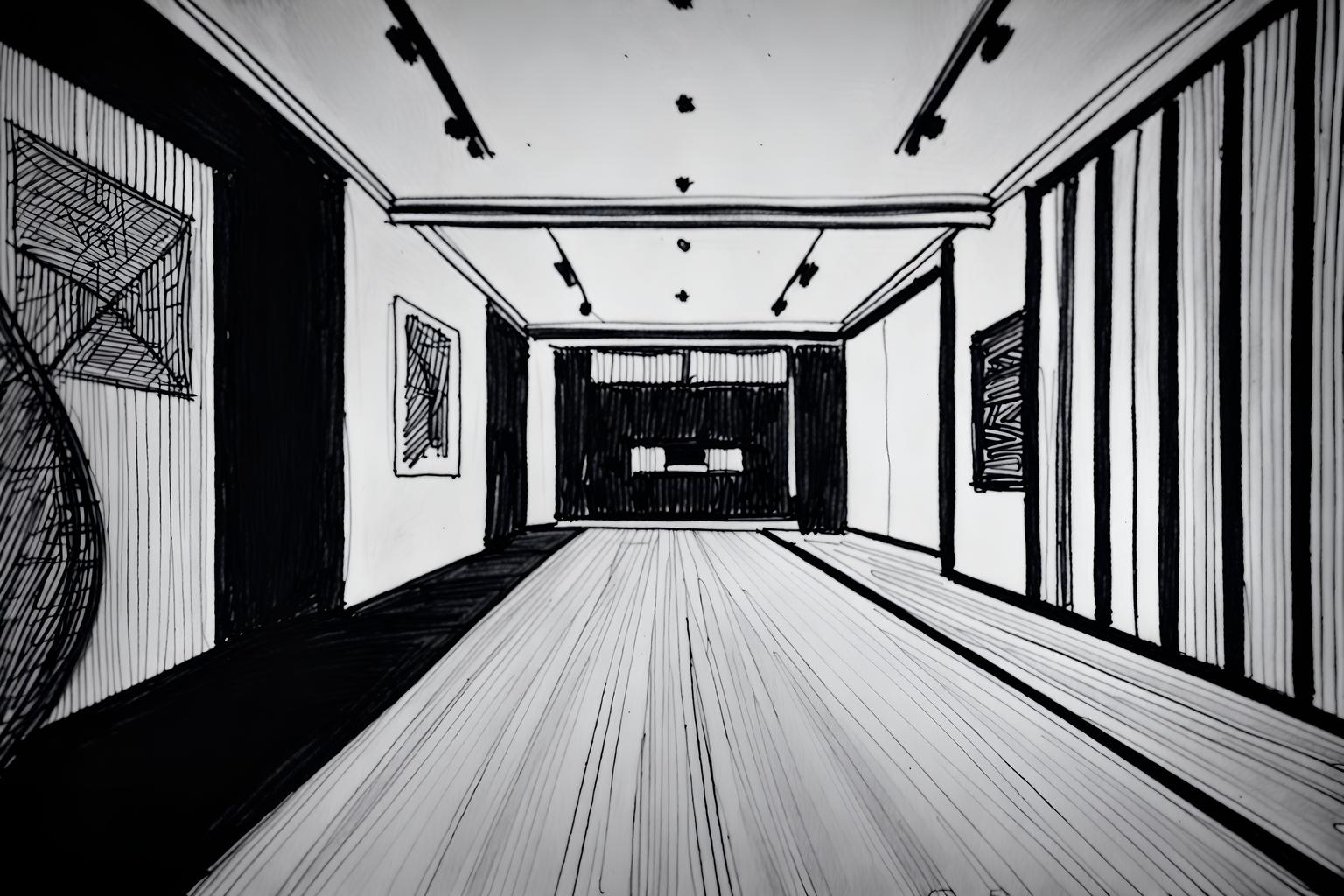 (hand-drawn monochrome black and white sketch line drawing)++ of sketch-style (exhibition space) apartment interior. a sketch of interior. with . . a sketch of interior. trending on artstation. black and white line drawing sketch without colors. masterpiece, cinematic light, ultrarealistic+, photorealistic+, 8k, raw photo, realistic, sharp focus on eyes, (symmetrical eyes), (intact eyes), hyperrealistic, highest quality, best quality, , highly detailed, masterpiece, best quality, extremely detailed 8k wallpaper, masterpiece, best quality, ultra-detailed, best shadow, detailed background, detailed face, detailed eyes, high contrast, best illumination, detailed face, dulux, caustic, dynamic angle, detailed glow. dramatic lighting. highly detailed, insanely detailed hair, symmetrical, intricate details, professionally retouched, 8k high definition. strong bokeh. award winning photo.