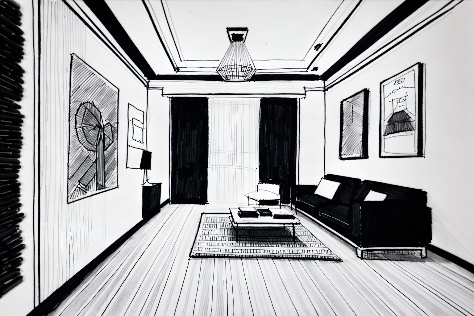 (hand-drawn monochrome black and white sketch line drawing)++ of sketch-style (exhibition space) apartment interior. a sketch of interior. with . . a sketch of interior. trending on artstation. black and white line drawing sketch without colors. masterpiece, cinematic light, ultrarealistic+, photorealistic+, 8k, raw photo, realistic, sharp focus on eyes, (symmetrical eyes), (intact eyes), hyperrealistic, highest quality, best quality, , highly detailed, masterpiece, best quality, extremely detailed 8k wallpaper, masterpiece, best quality, ultra-detailed, best shadow, detailed background, detailed face, detailed eyes, high contrast, best illumination, detailed face, dulux, caustic, dynamic angle, detailed glow. dramatic lighting. highly detailed, insanely detailed hair, symmetrical, intricate details, professionally retouched, 8k high definition. strong bokeh. award winning photo.