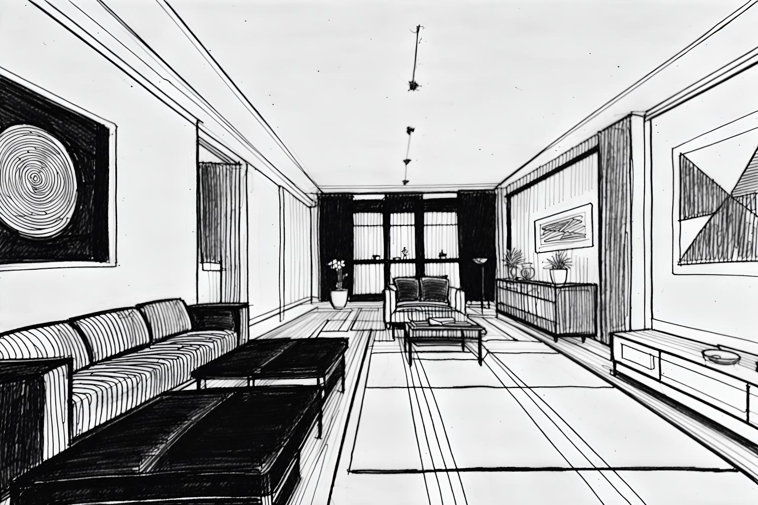 (hand-drawn monochrome black and white sketch line drawing)++ of sketch-style (exhibition space) apartment interior. a sketch of interior. with . . a sketch of interior. trending on artstation. black and white line drawing sketch without colors. masterpiece, cinematic light, ultrarealistic+, photorealistic+, 8k, raw photo, realistic, sharp focus on eyes, (symmetrical eyes), (intact eyes), hyperrealistic, highest quality, best quality, , highly detailed, masterpiece, best quality, extremely detailed 8k wallpaper, masterpiece, best quality, ultra-detailed, best shadow, detailed background, detailed face, detailed eyes, high contrast, best illumination, detailed face, dulux, caustic, dynamic angle, detailed glow. dramatic lighting. highly detailed, insanely detailed hair, symmetrical, intricate details, professionally retouched, 8k high definition. strong bokeh. award winning photo.