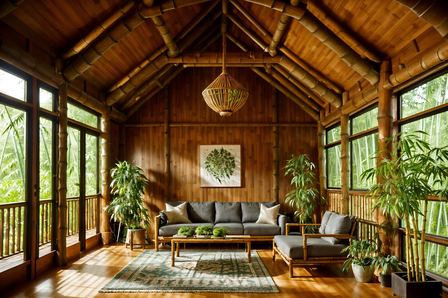 biophilic-style (attic interior) . with bamboo materials and natural shapes and forms and plants and earthy colors and natural environment and fresh air and sunlight and features of the natural world. . cinematic photo, highly detailed, cinematic lighting, ultra-detailed, ultrarealistic, photorealism, 8k. biophilic interior design style. masterpiece, cinematic light, ultrarealistic+, photorealistic+, 8k, raw photo, realistic, sharp focus on eyes, (symmetrical eyes), (intact eyes), hyperrealistic, highest quality, best quality, , highly detailed, masterpiece, best quality, extremely detailed 8k wallpaper, masterpiece, best quality, ultra-detailed, best shadow, detailed background, detailed face, detailed eyes, high contrast, best illumination, detailed face, dulux, caustic, dynamic angle, detailed glow. dramatic lighting. highly detailed, insanely detailed hair, symmetrical, intricate details, professionally retouched, 8k high definition. strong bokeh. award winning photo.