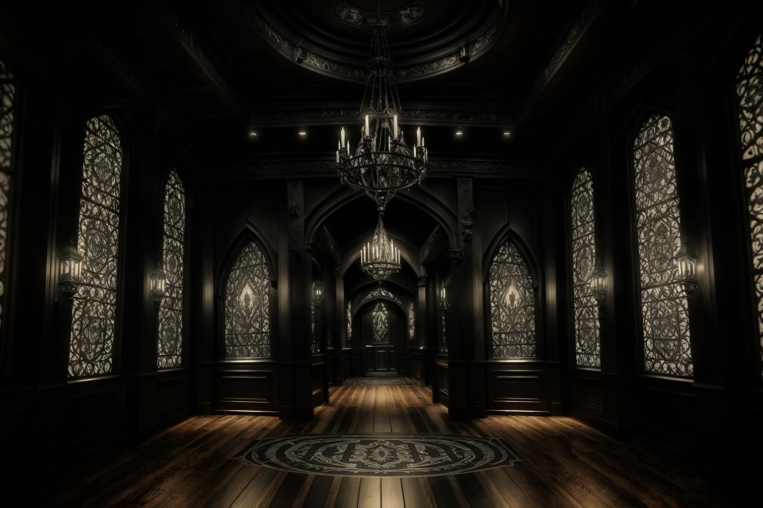 gothic-style (clothing store interior) . . cinematic photo, highly detailed, cinematic lighting, ultra-detailed, ultrarealistic, photorealism, 8k. gothic interior design style. masterpiece, cinematic light, ultrarealistic+, photorealistic+, 8k, raw photo, realistic, sharp focus on eyes, (symmetrical eyes), (intact eyes), hyperrealistic, highest quality, best quality, , highly detailed, masterpiece, best quality, extremely detailed 8k wallpaper, masterpiece, best quality, ultra-detailed, best shadow, detailed background, detailed face, detailed eyes, high contrast, best illumination, detailed face, dulux, caustic, dynamic angle, detailed glow. dramatic lighting. highly detailed, insanely detailed hair, symmetrical, intricate details, professionally retouched, 8k high definition. strong bokeh. award winning photo.