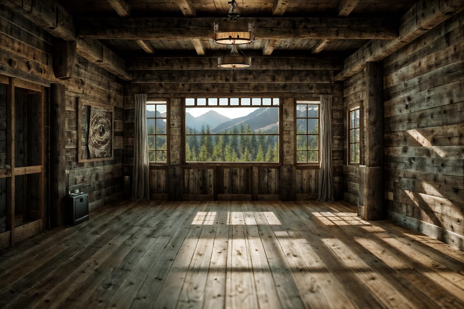 rustic-style (exhibition space interior) . with . . cinematic photo, highly detailed, cinematic lighting, ultra-detailed, ultrarealistic, photorealism, 8k. rustic interior design style. masterpiece, cinematic light, ultrarealistic+, photorealistic+, 8k, raw photo, realistic, sharp focus on eyes, (symmetrical eyes), (intact eyes), hyperrealistic, highest quality, best quality, , highly detailed, masterpiece, best quality, extremely detailed 8k wallpaper, masterpiece, best quality, ultra-detailed, best shadow, detailed background, detailed face, detailed eyes, high contrast, best illumination, detailed face, dulux, caustic, dynamic angle, detailed glow. dramatic lighting. highly detailed, insanely detailed hair, symmetrical, intricate details, professionally retouched, 8k high definition. strong bokeh. award winning photo.