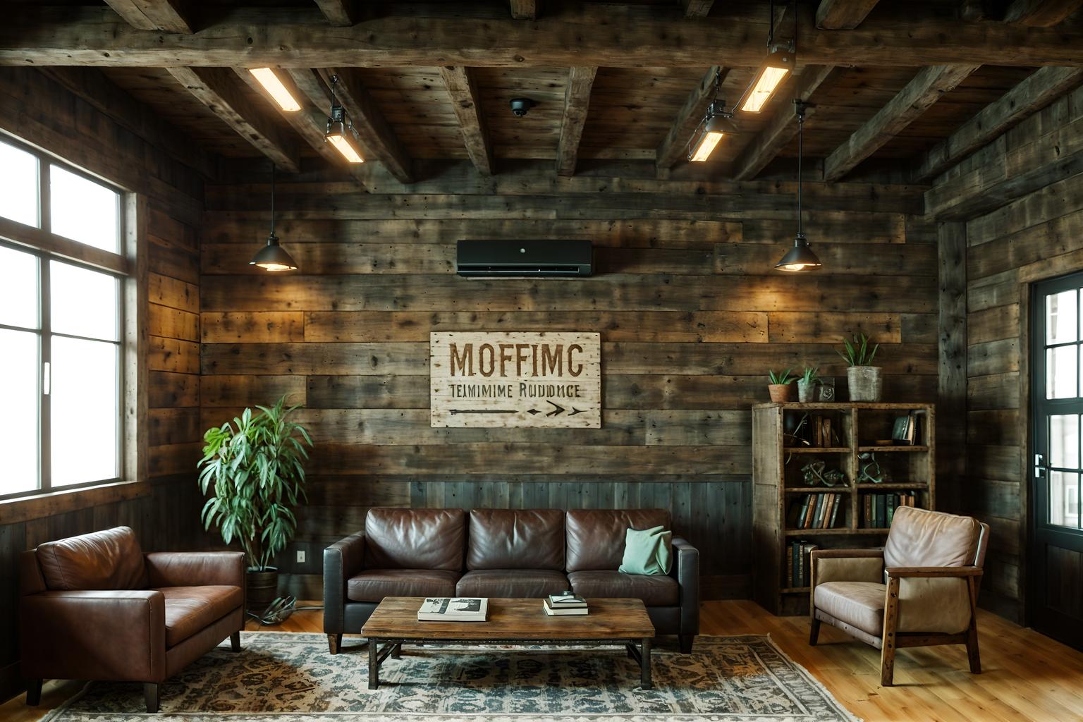 rustic-style (coworking space interior) with seating area with sofa and lounge chairs and office desks and office chairs and seating area with sofa. . with . . cinematic photo, highly detailed, cinematic lighting, ultra-detailed, ultrarealistic, photorealism, 8k. rustic interior design style. masterpiece, cinematic light, ultrarealistic+, photorealistic+, 8k, raw photo, realistic, sharp focus on eyes, (symmetrical eyes), (intact eyes), hyperrealistic, highest quality, best quality, , highly detailed, masterpiece, best quality, extremely detailed 8k wallpaper, masterpiece, best quality, ultra-detailed, best shadow, detailed background, detailed face, detailed eyes, high contrast, best illumination, detailed face, dulux, caustic, dynamic angle, detailed glow. dramatic lighting. highly detailed, insanely detailed hair, symmetrical, intricate details, professionally retouched, 8k high definition. strong bokeh. award winning photo.