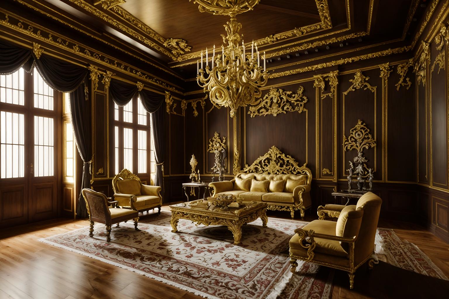 baroque-style (attic interior) . with pedestal feet and tension and grandeur and heavy moldings and twisted columns and opulent and colossal furniture and emotional exuberance and sensuous richness. . cinematic photo, highly detailed, cinematic lighting, ultra-detailed, ultrarealistic, photorealism, 8k. baroque interior design style. masterpiece, cinematic light, ultrarealistic+, photorealistic+, 8k, raw photo, realistic, sharp focus on eyes, (symmetrical eyes), (intact eyes), hyperrealistic, highest quality, best quality, , highly detailed, masterpiece, best quality, extremely detailed 8k wallpaper, masterpiece, best quality, ultra-detailed, best shadow, detailed background, detailed face, detailed eyes, high contrast, best illumination, detailed face, dulux, caustic, dynamic angle, detailed glow. dramatic lighting. highly detailed, insanely detailed hair, symmetrical, intricate details, professionally retouched, 8k high definition. strong bokeh. award winning photo.