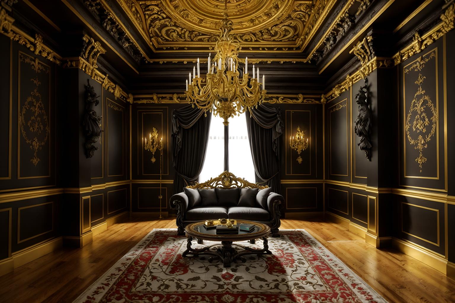 baroque-style (attic interior) . with pedestal feet and tension and grandeur and heavy moldings and twisted columns and opulent and colossal furniture and emotional exuberance and sensuous richness. . cinematic photo, highly detailed, cinematic lighting, ultra-detailed, ultrarealistic, photorealism, 8k. baroque interior design style. masterpiece, cinematic light, ultrarealistic+, photorealistic+, 8k, raw photo, realistic, sharp focus on eyes, (symmetrical eyes), (intact eyes), hyperrealistic, highest quality, best quality, , highly detailed, masterpiece, best quality, extremely detailed 8k wallpaper, masterpiece, best quality, ultra-detailed, best shadow, detailed background, detailed face, detailed eyes, high contrast, best illumination, detailed face, dulux, caustic, dynamic angle, detailed glow. dramatic lighting. highly detailed, insanely detailed hair, symmetrical, intricate details, professionally retouched, 8k high definition. strong bokeh. award winning photo.